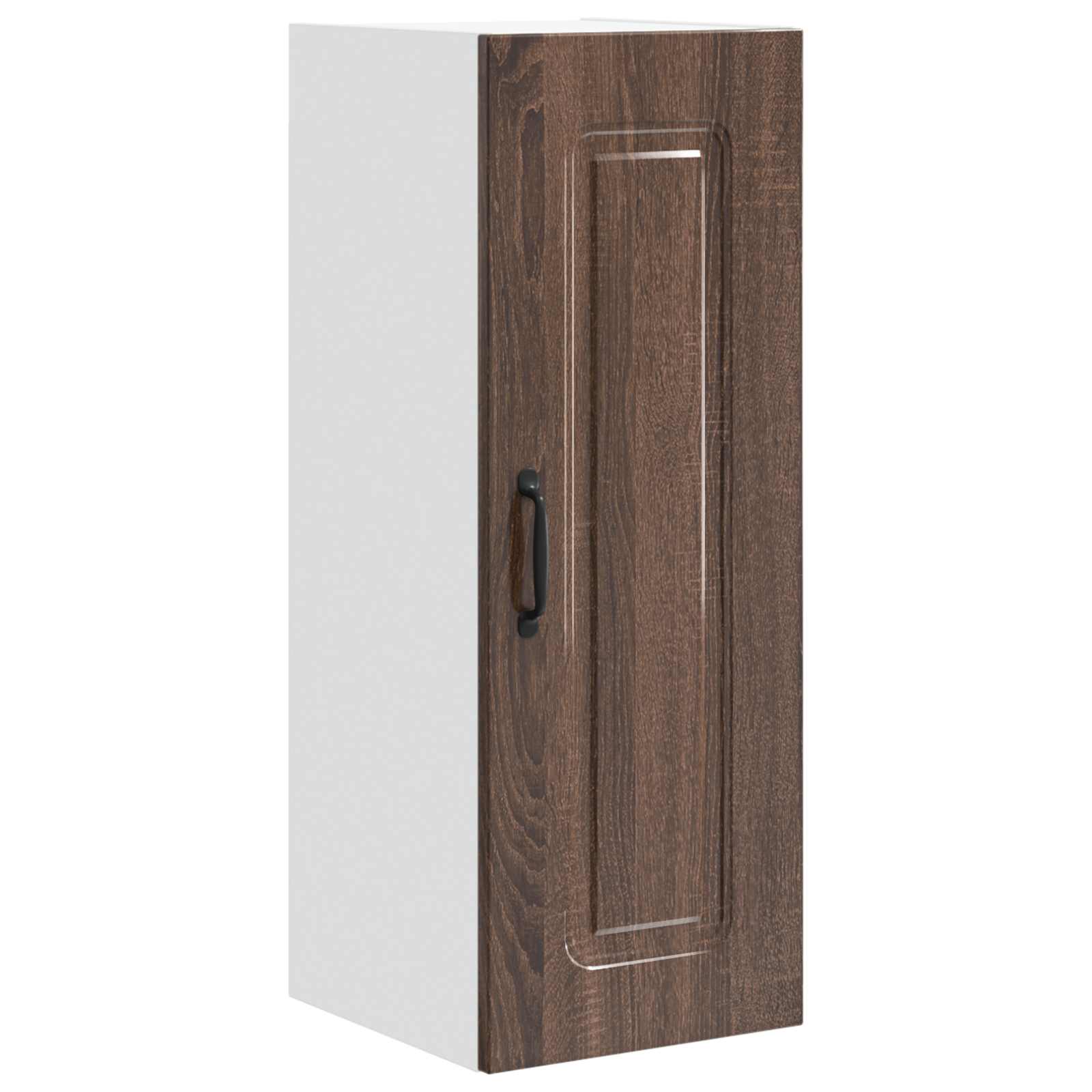 Virtuvės sieninė spintelė 2 pcs Rudas ąžuolas 30 x 31 x 80 cm