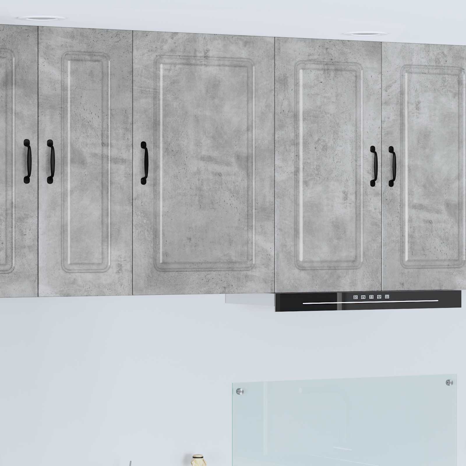 Kitchen Wall Cabinet Concrete Grey 50 x 31 x 80 cm