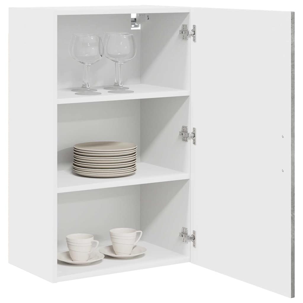 Kitchen Wall Cabinet Concrete Grey 50 x 31 x 80 cm