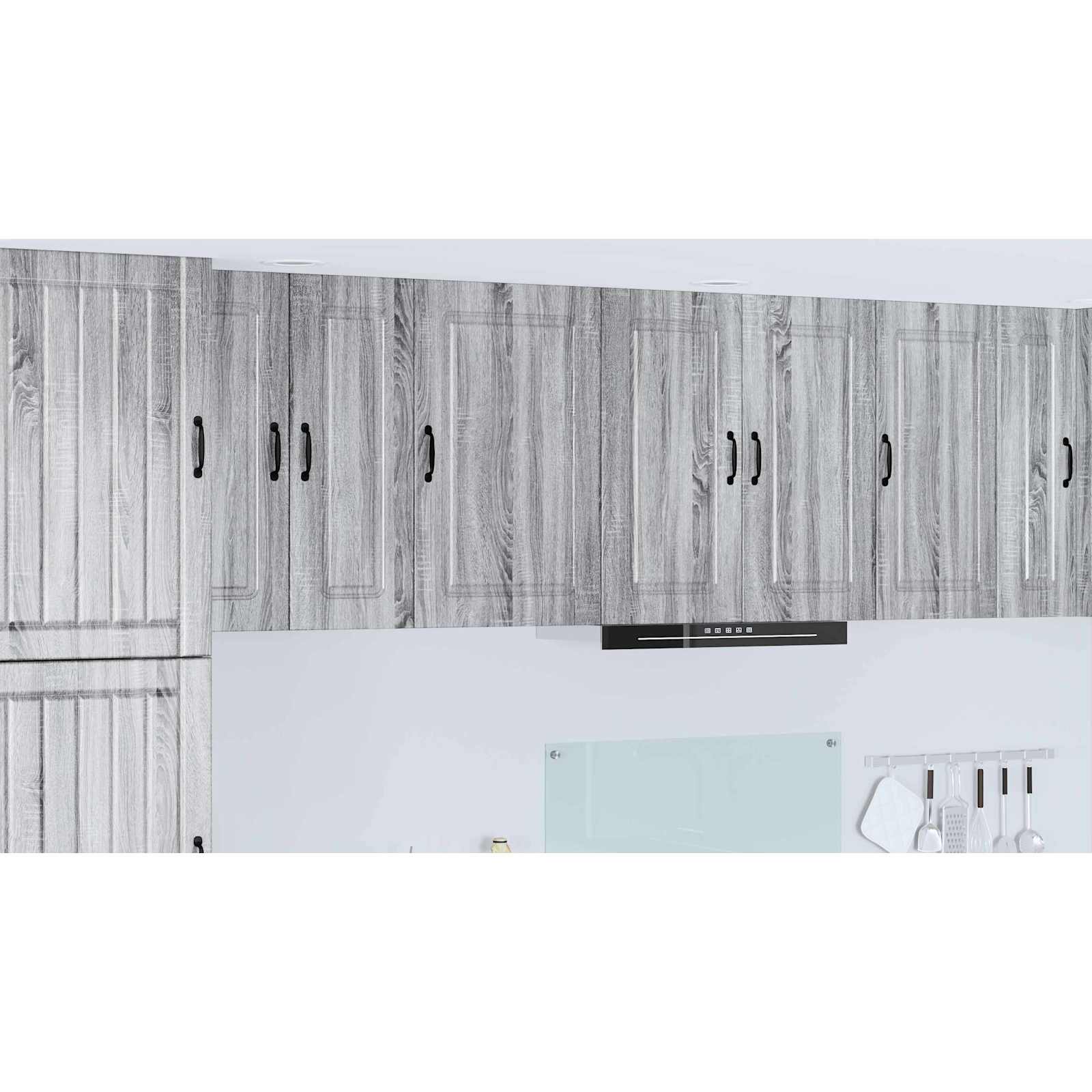Kitchen Wall Cabinet Grey Sonoma 50 x 31 x 80 cm