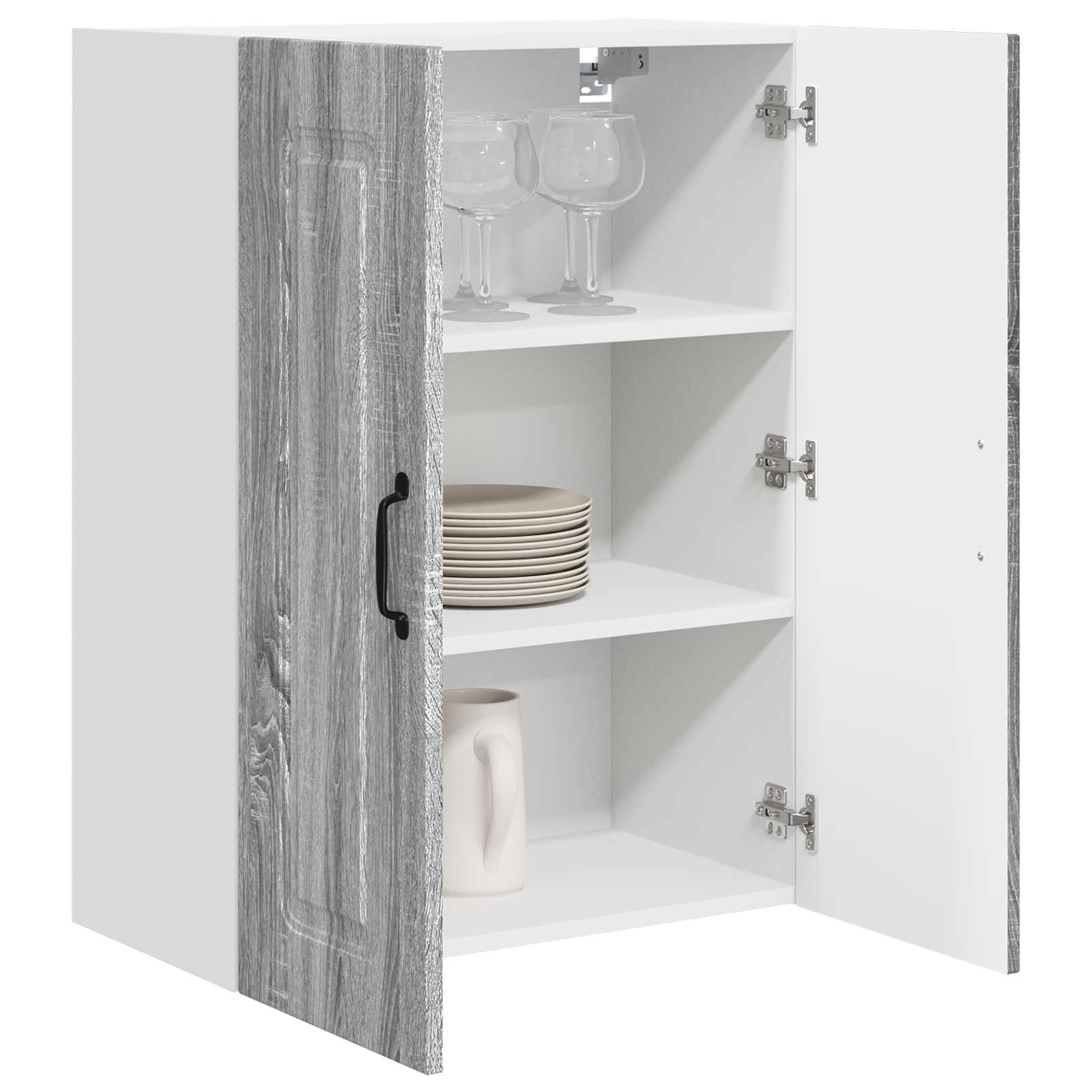 Kitchen wall cabinet Grey Sonoma 60 x 31 x 80 cm