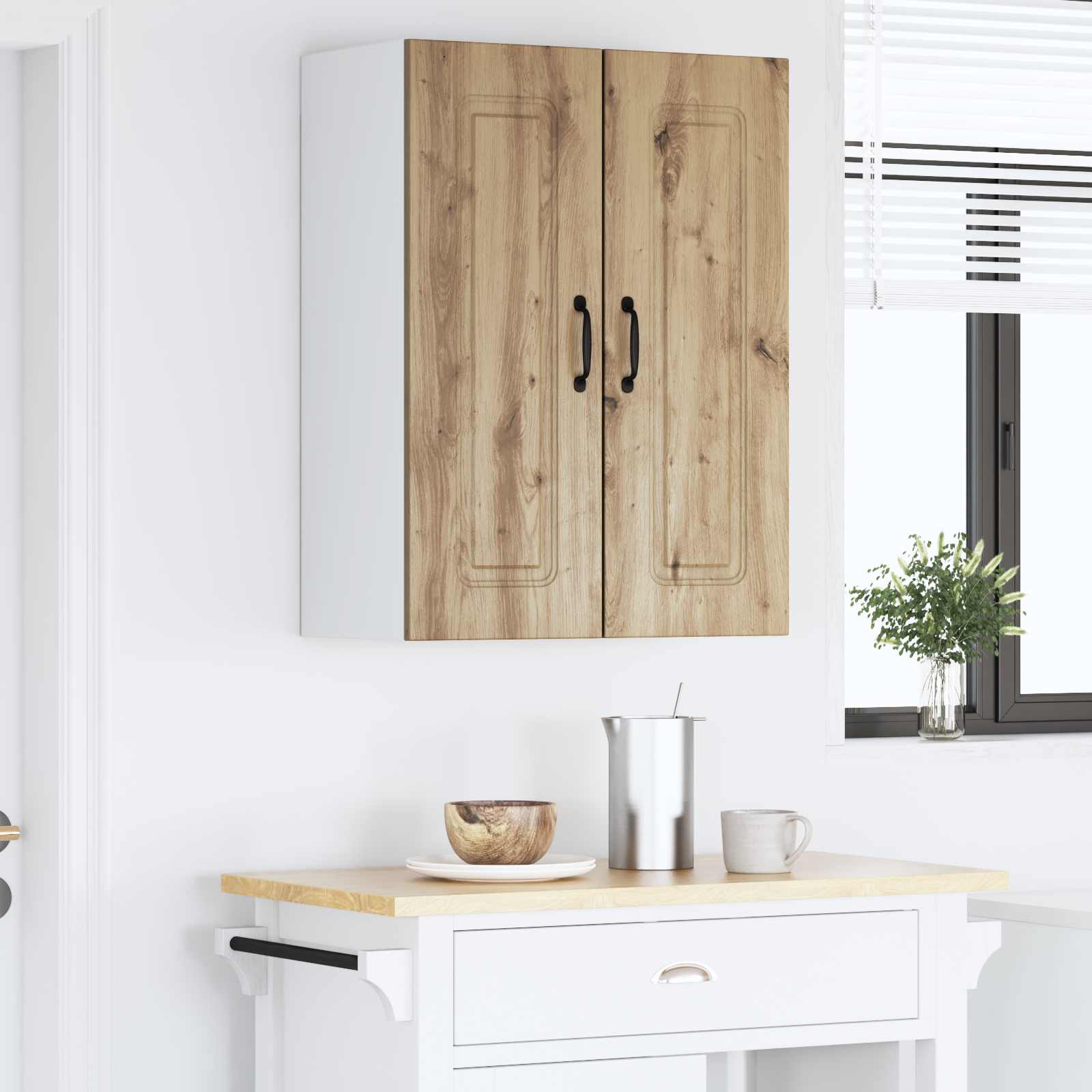 Virtuves sienas skapis Amatnieku ozols 60 x 31 x 80 cm