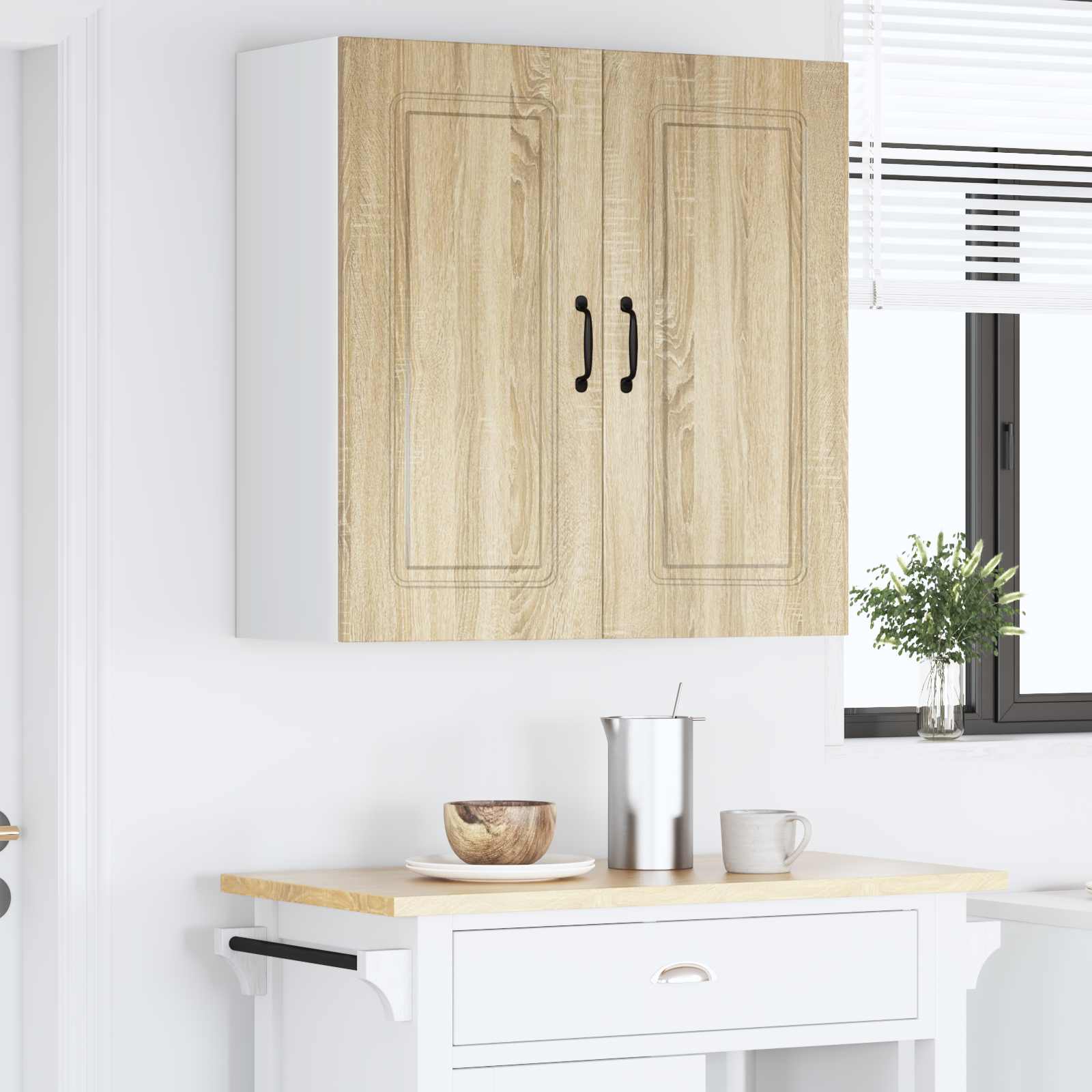 Virtuvės sieninė spintelė Sonoma ąžuolas 80 x 31 x 80 cm