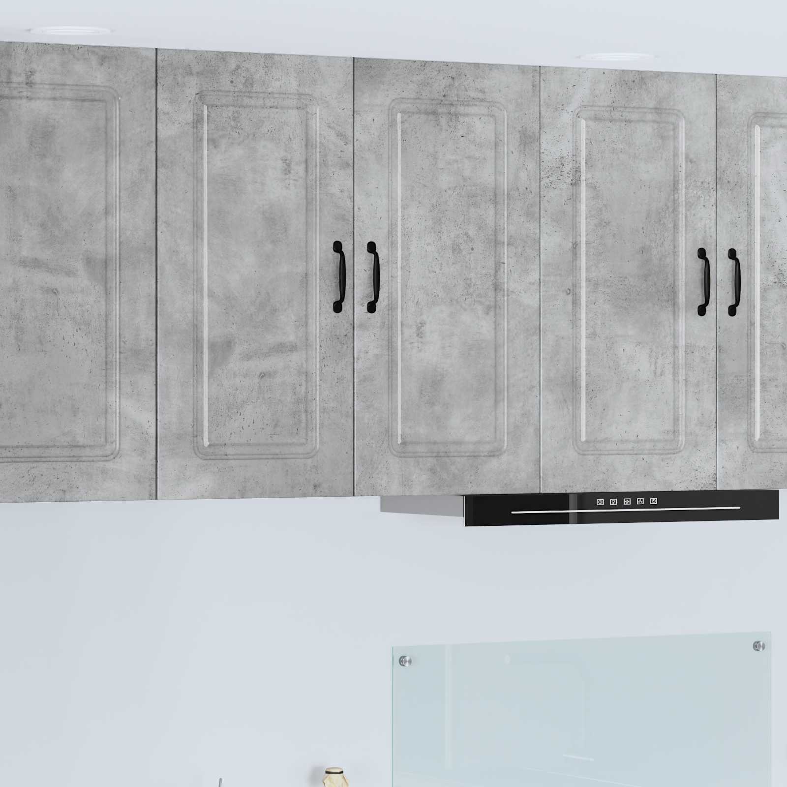 Wall Mounted Kitchen Cabinet Concrete Grey 80 x 31 x 80 cm