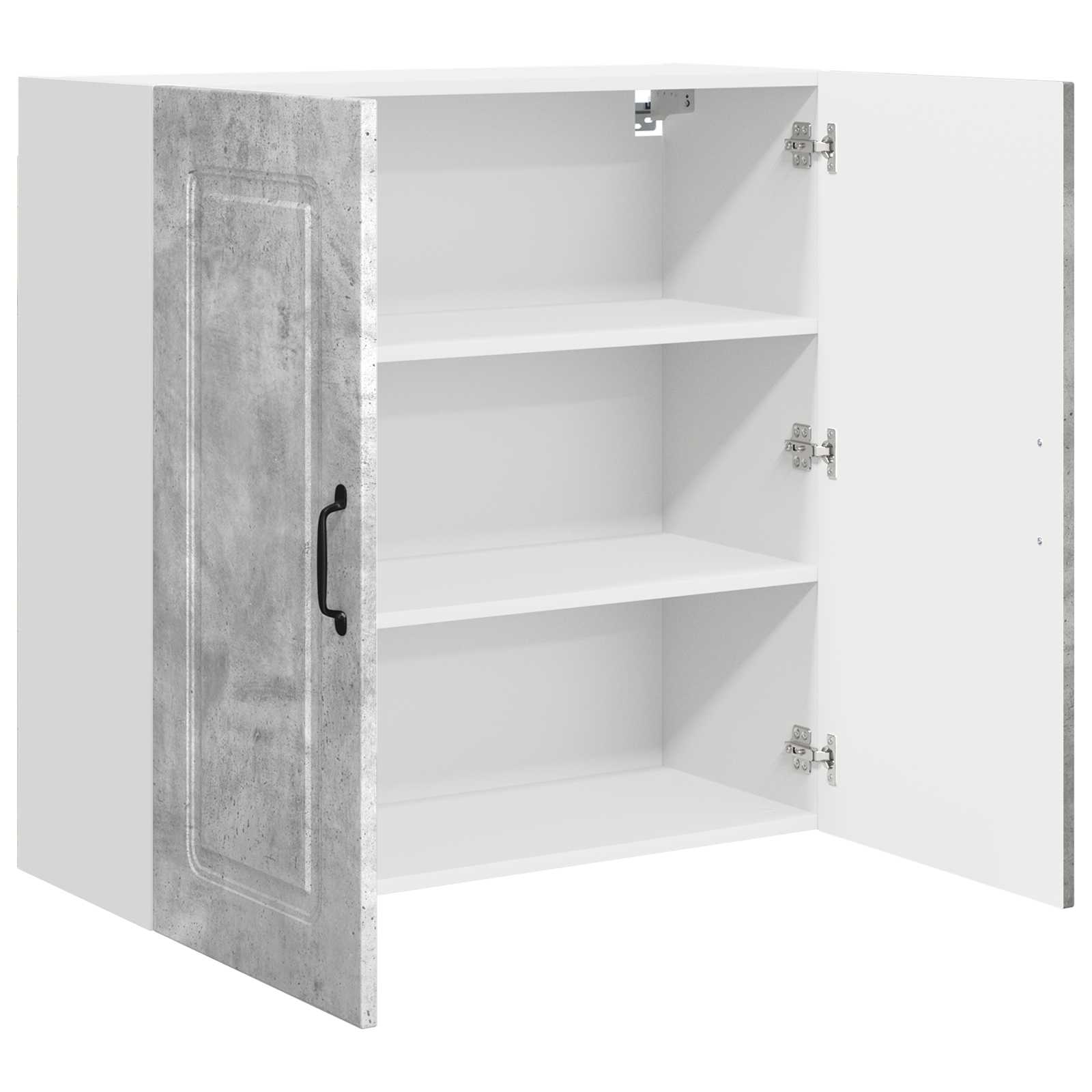 Wall Mounted Kitchen Cabinet Concrete Grey 80 x 31 x 80 cm