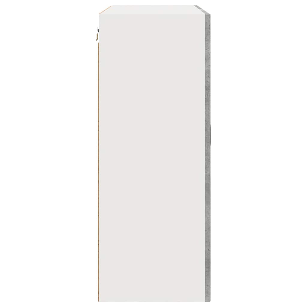 Wall Mounted Kitchen Cabinet Concrete Grey 80 x 31 x 80 cm