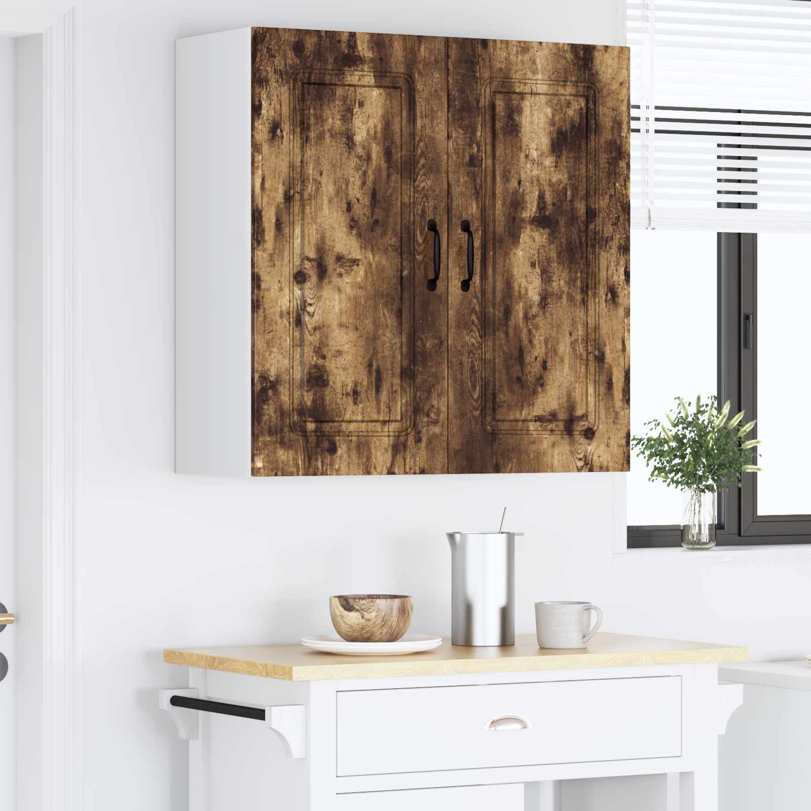 Virtuves skapis Kalmar Dūmots ozols 80 x 31 x 80 cm