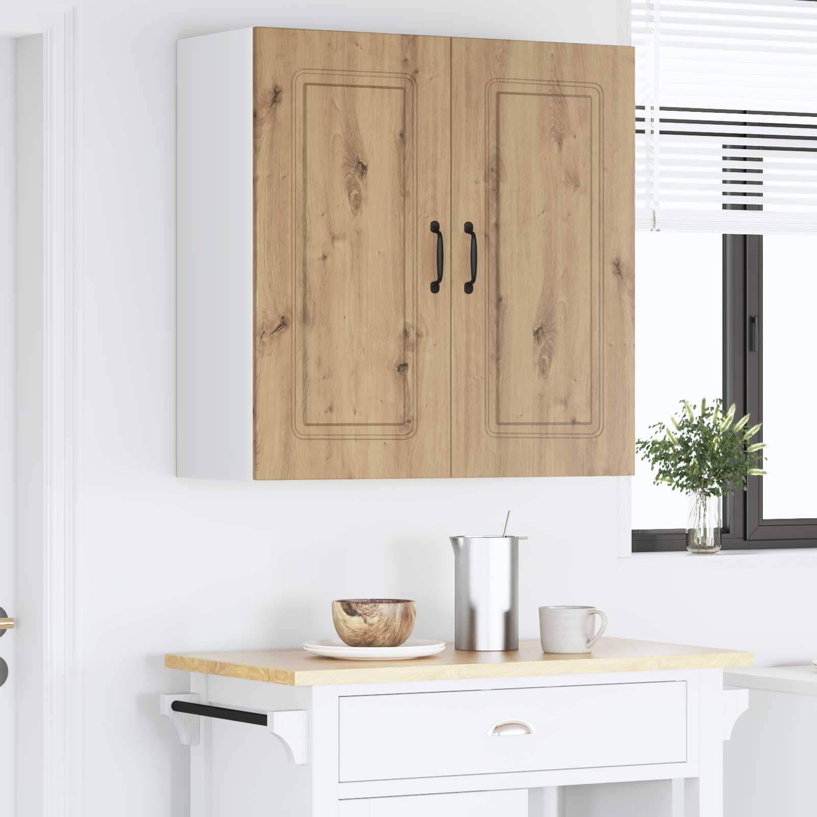 Virtuves sienas skapis Amatnieku ozols 80 x 31 x 80 cm