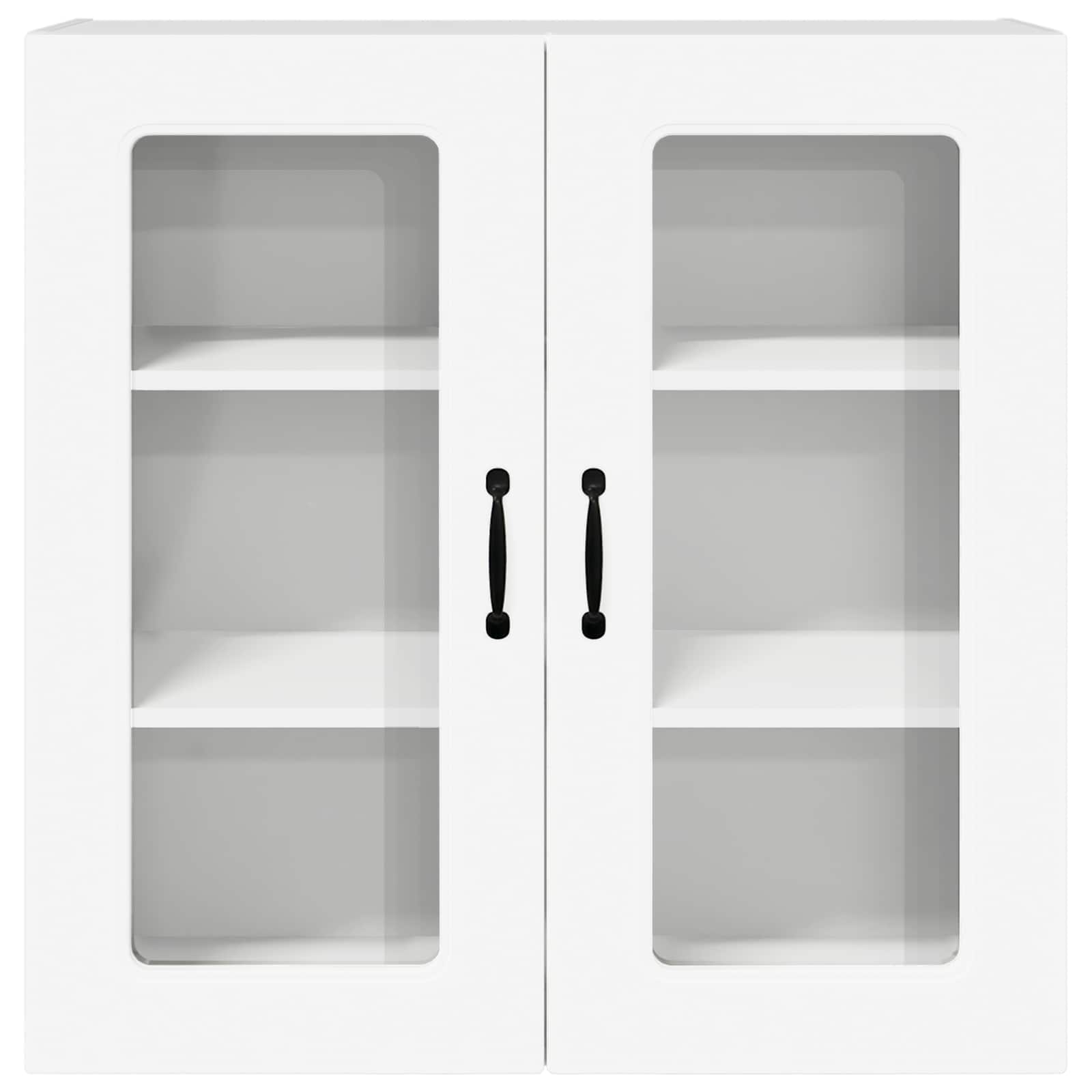 Virtuves sienas skapis ar plauktu Balts 80 x 31 x 80 cm