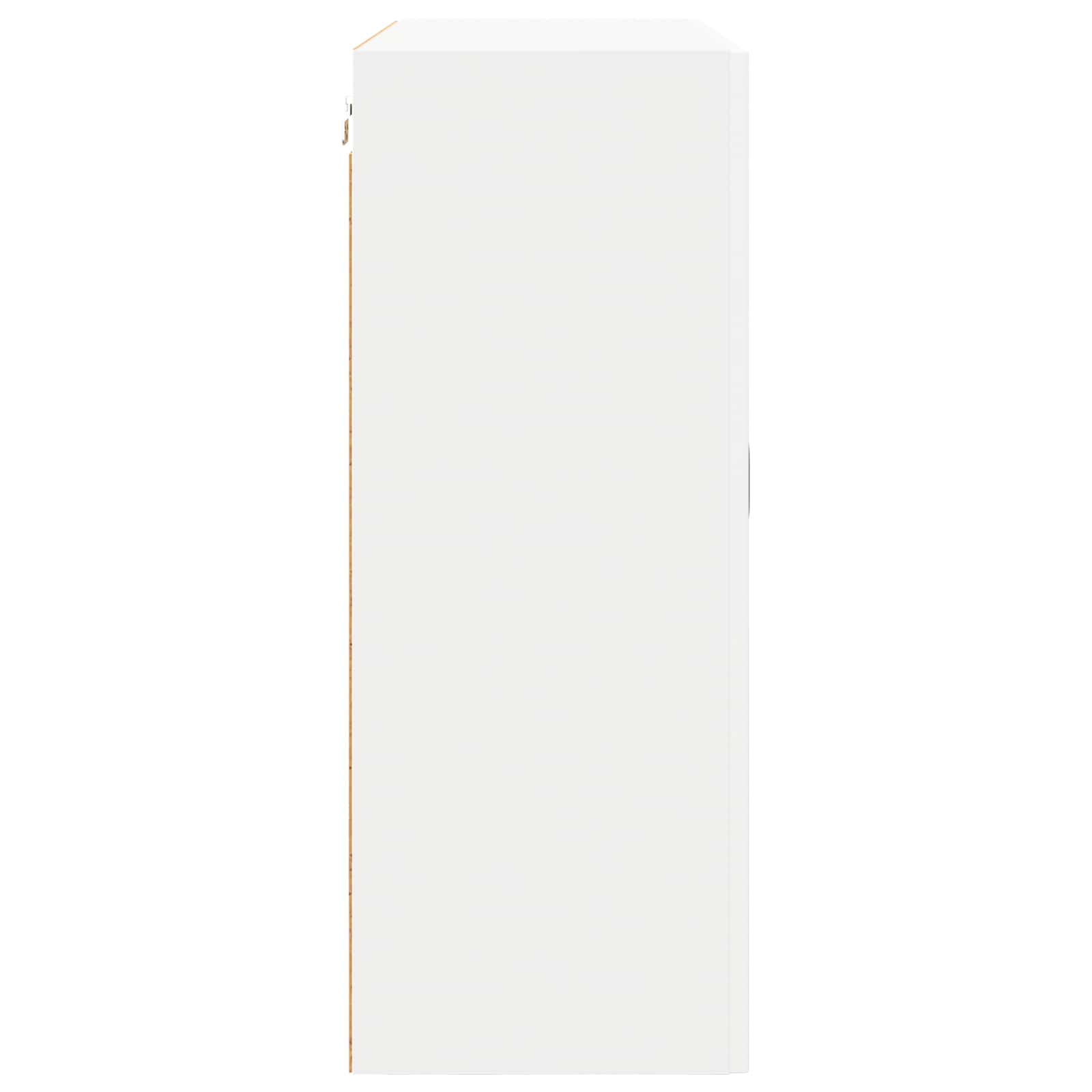 Virtuves sienas skapis ar plauktu Balts 80 x 31 x 80 cm