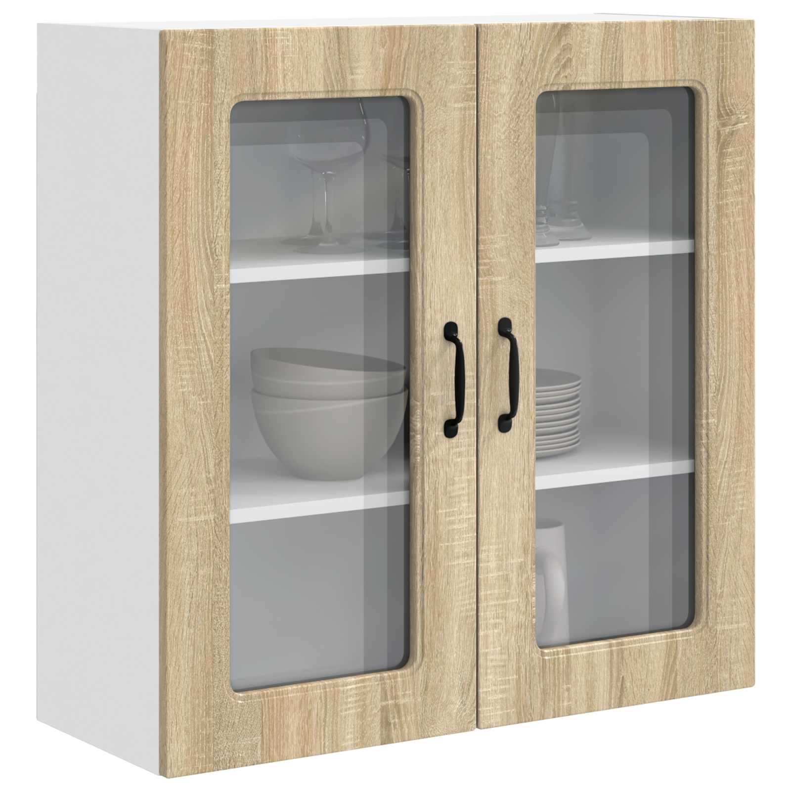 Virtuves sienas skapis Sonoma ozols 80 x 31 x 80 cm