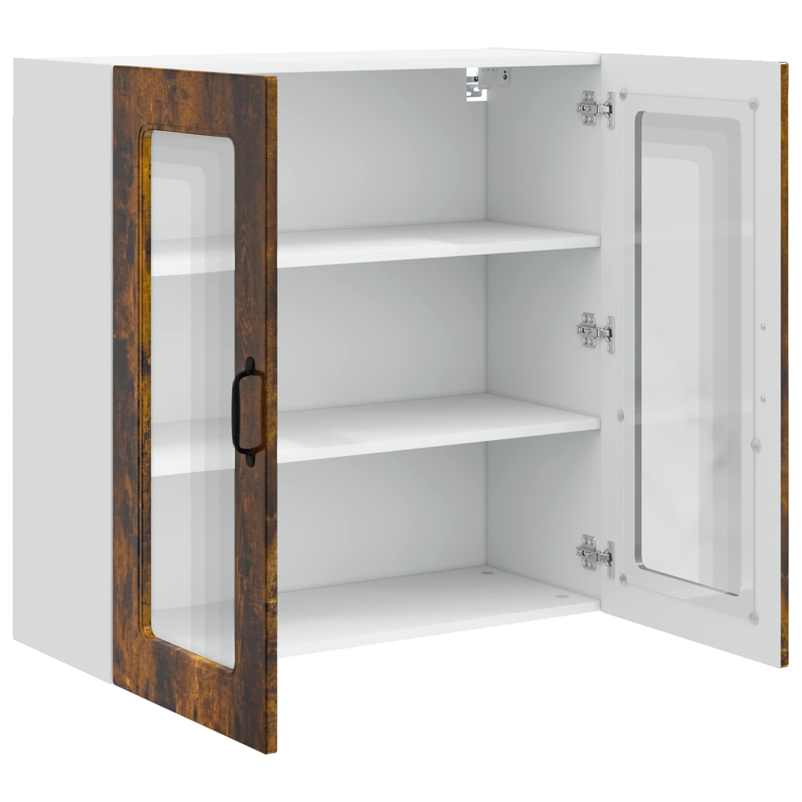 Wall kitchen cabinet Smoked oak 80 x 31 x 80 cm
