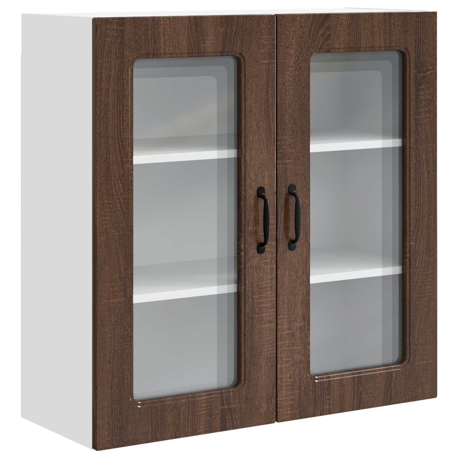 Wall Kitchen Cabinet Brown Oak 80 x 31 x 80 cm