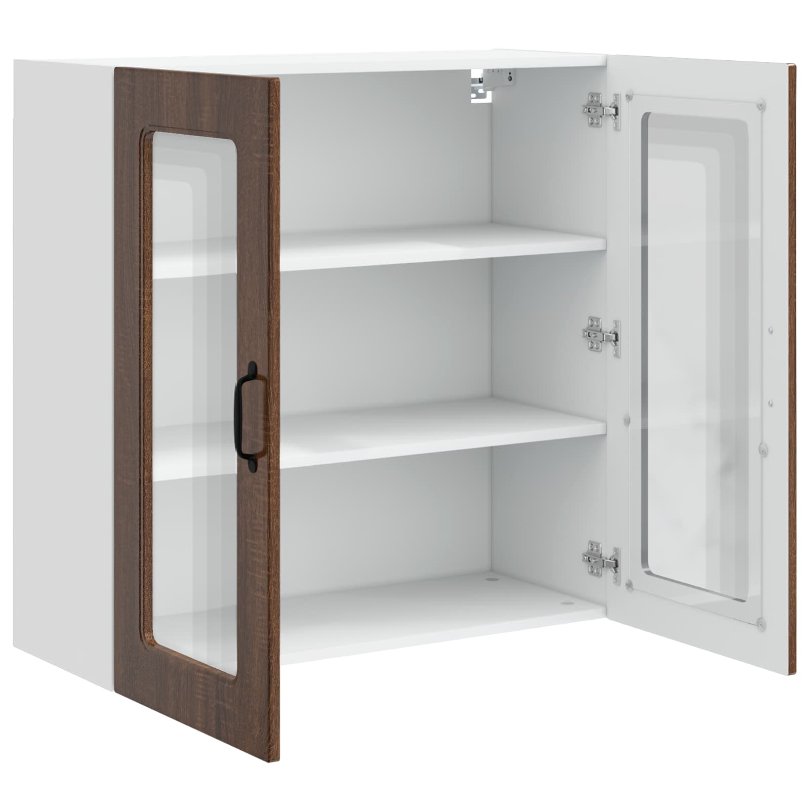 Wall Kitchen Cabinet Brown Oak 80 x 31 x 80 cm