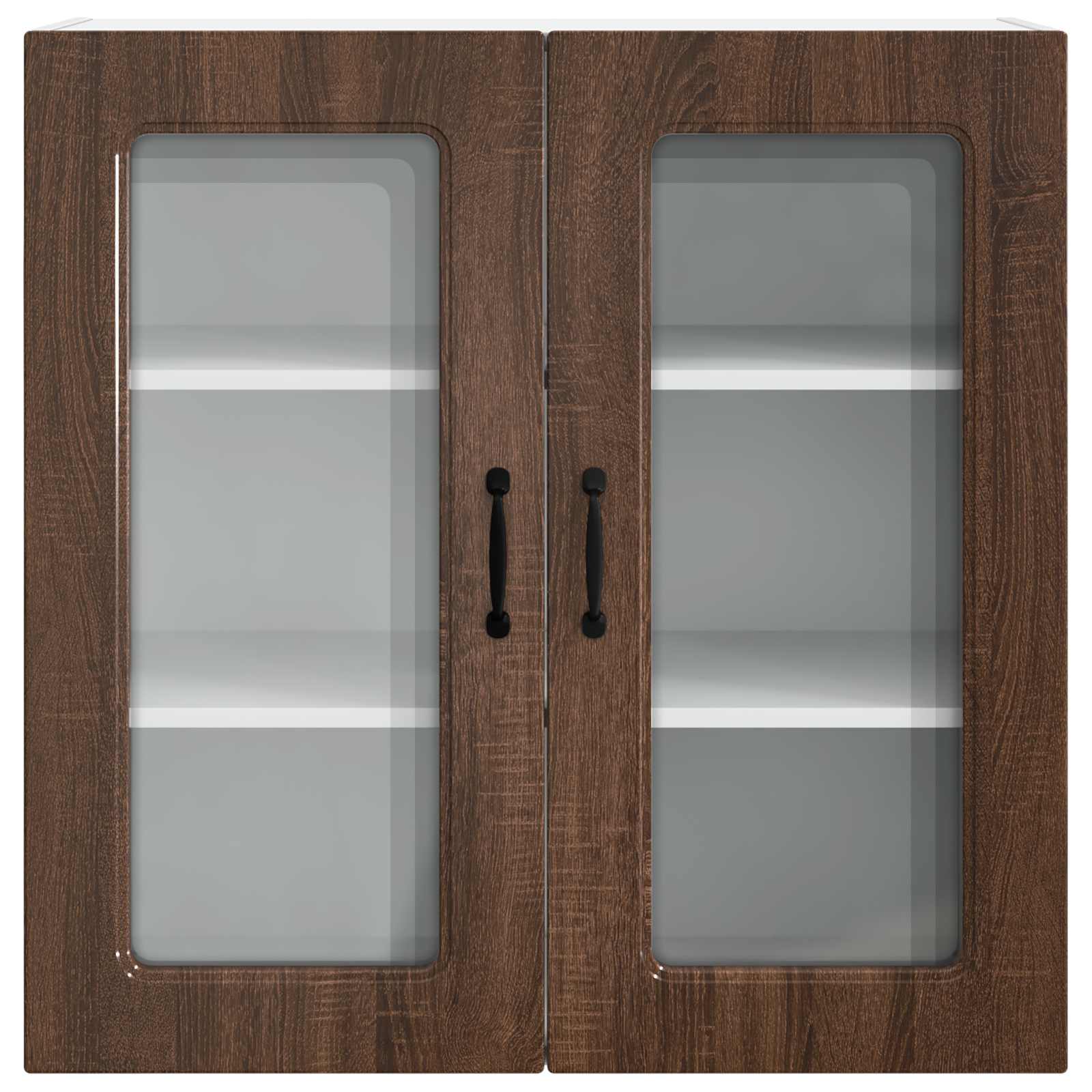 Wall Kitchen Cabinet Brown Oak 80 x 31 x 80 cm