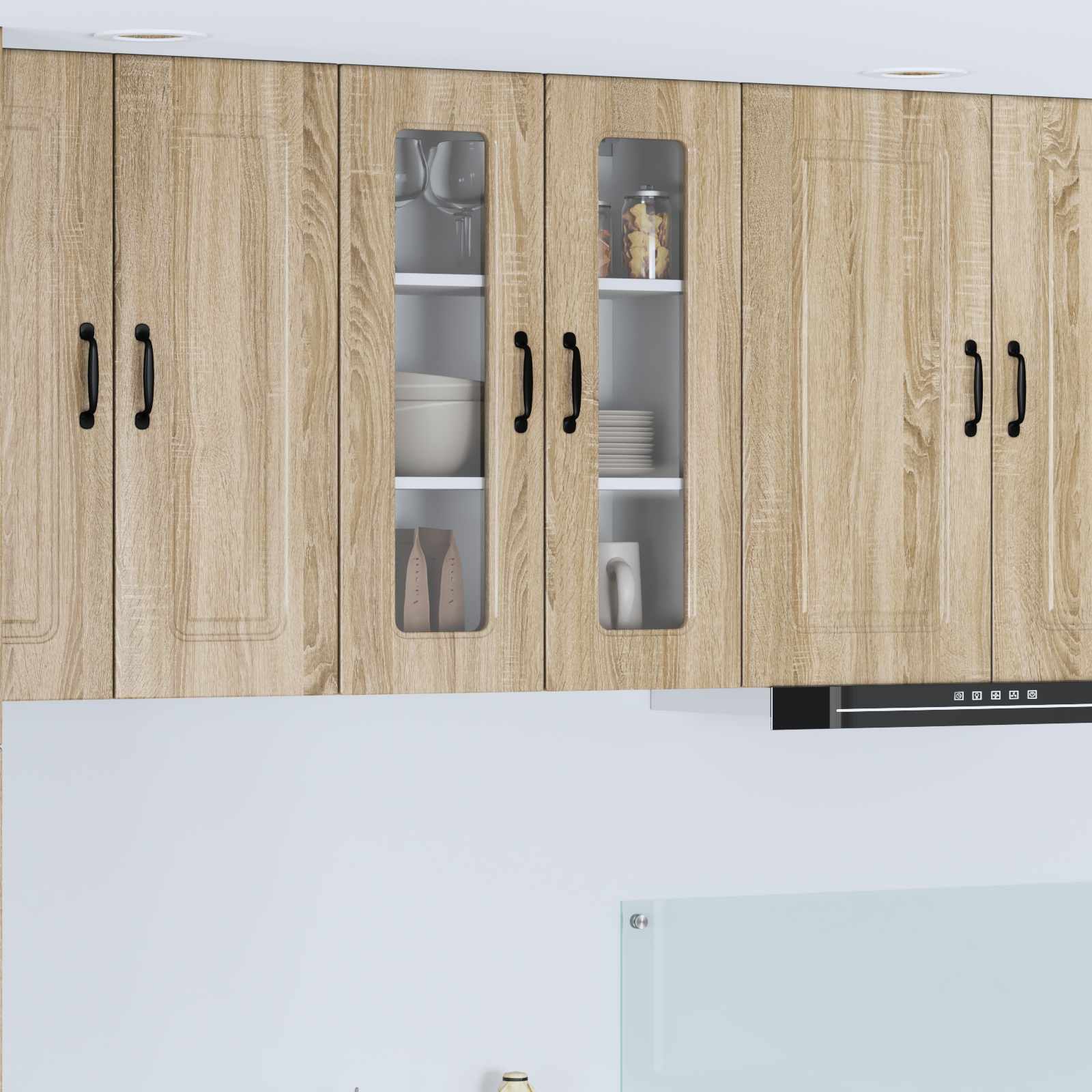 Wall kitchen cabinet Sonoma oak 60 x 31 x 80 cm