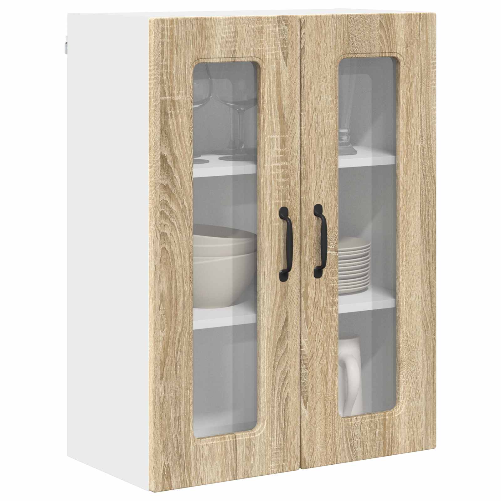 Wall kitchen cabinet Sonoma oak 60 x 31 x 80 cm