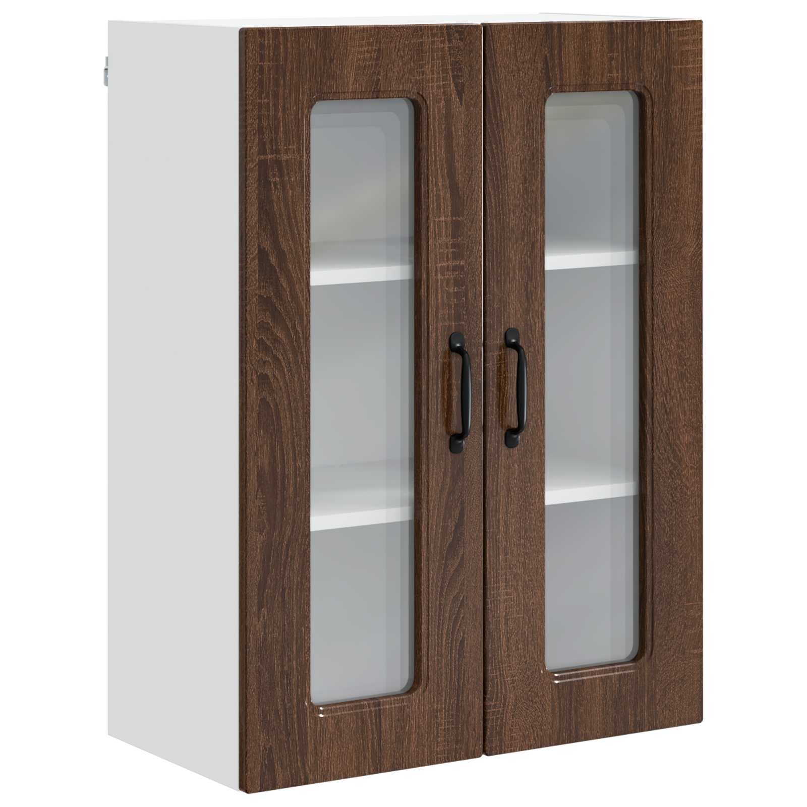 Kitchen Wall Cabinet Brown Oak 60 x 31 x 80 cm
