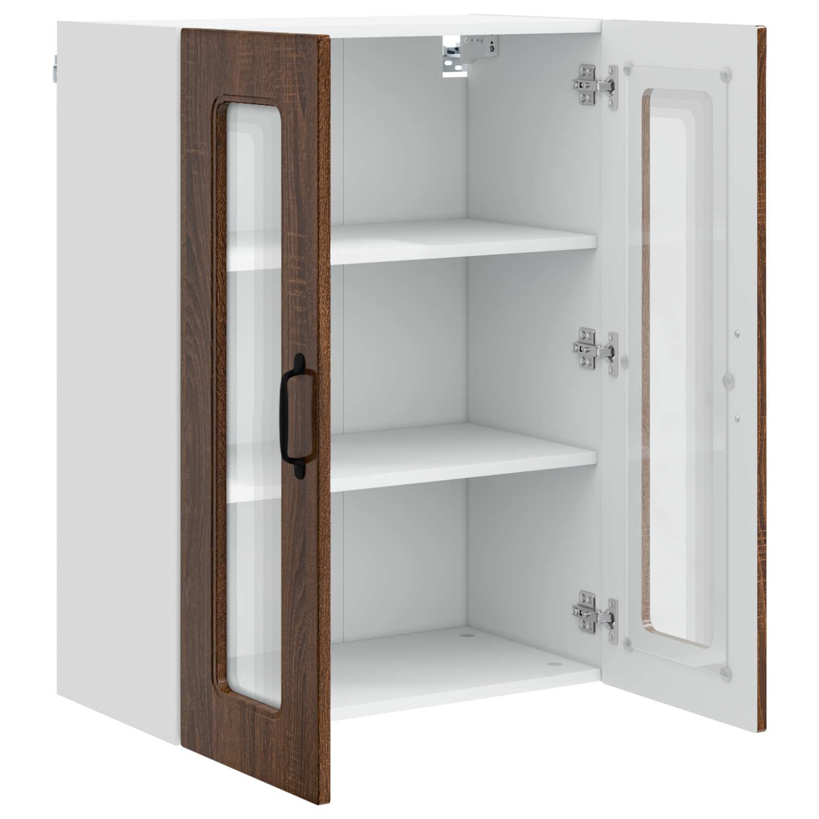 Kitchen Wall Cabinet Brown Oak 60 x 31 x 80 cm