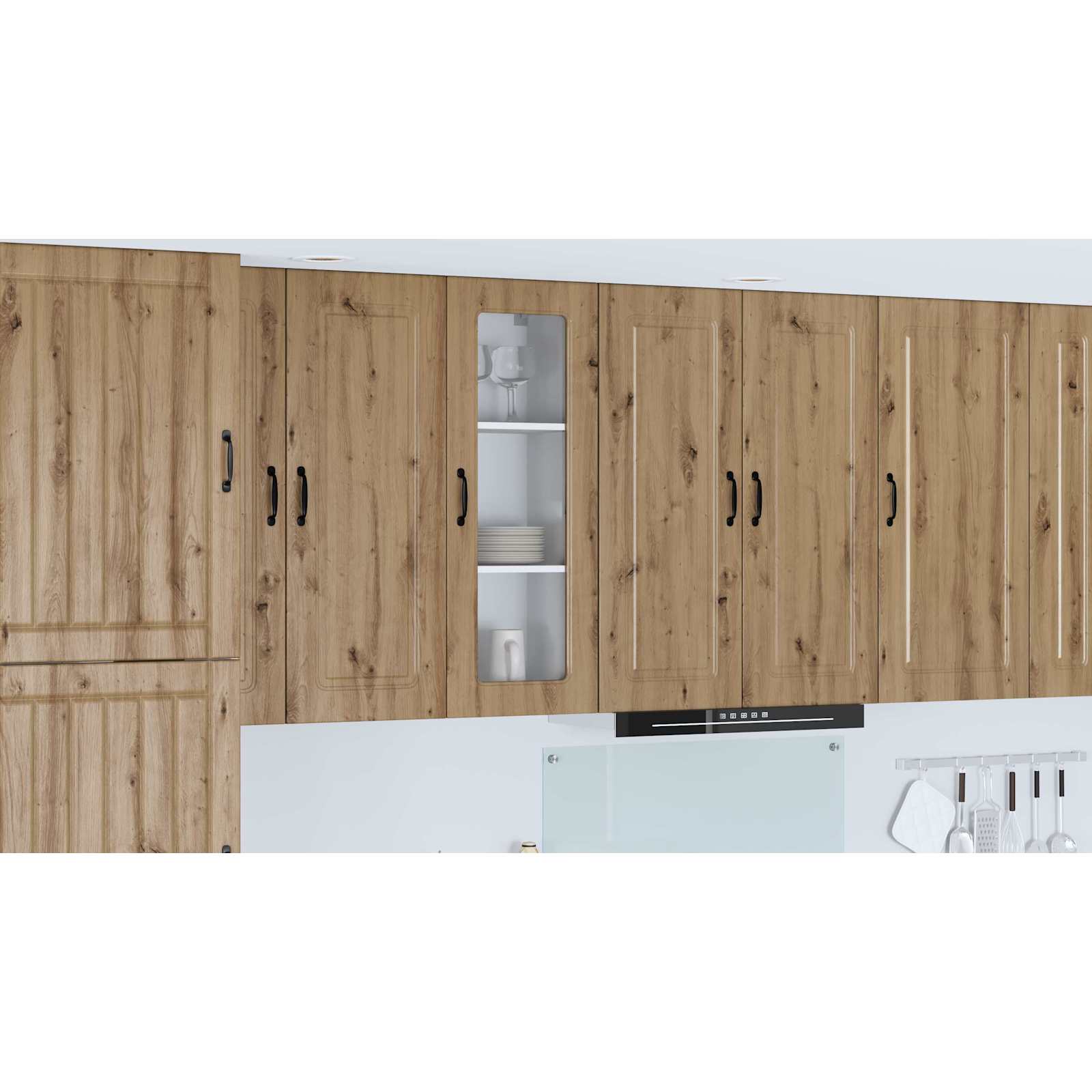 Kitchen wall cabinet Craftsman Oak 40 x 31 x 100 cm