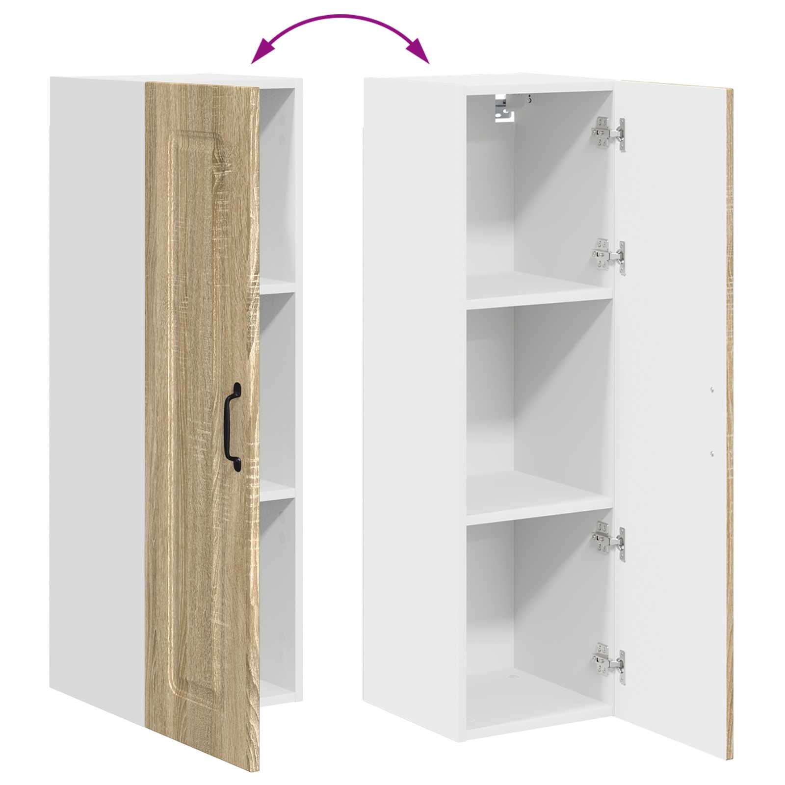 Virtuves sienas skapis ozols Sonoma 30 x 31 x 100 cm