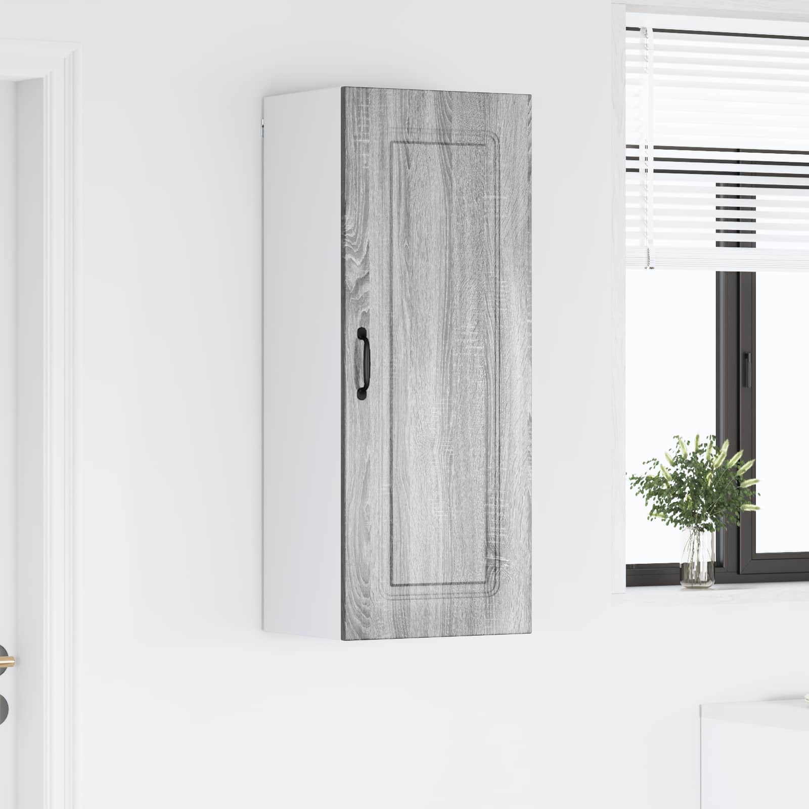 Wall Kitchen Cabinet Grey Sonoma 40 x 31 x 100 cm