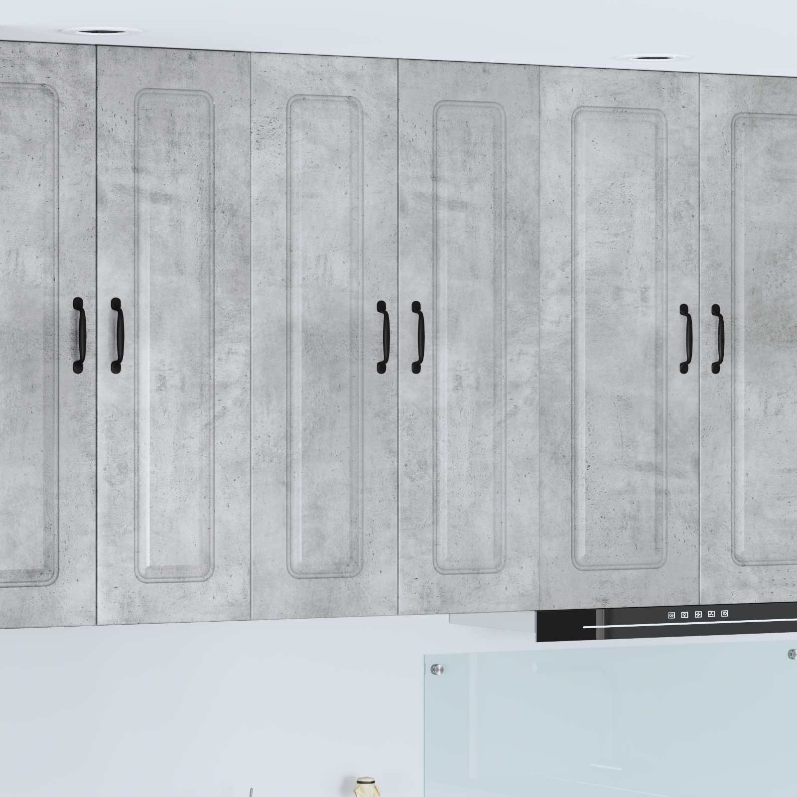 Virtuvės sieninė spintelė Betono pilka 60 x 31 x 100 cm