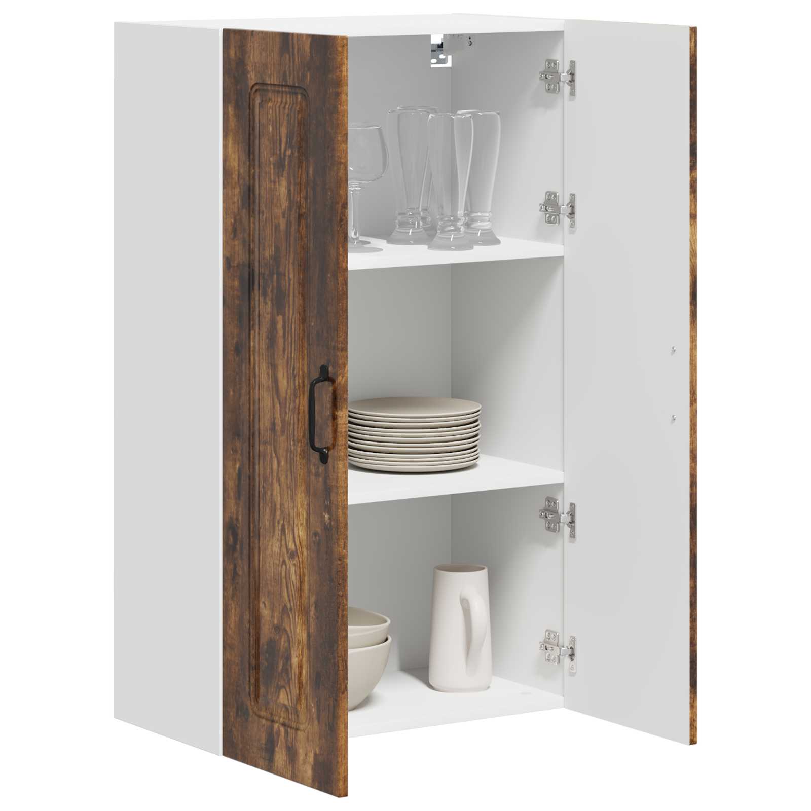 Kitchen wall cabinet Smoked oak 60 x 31 x 100 cm