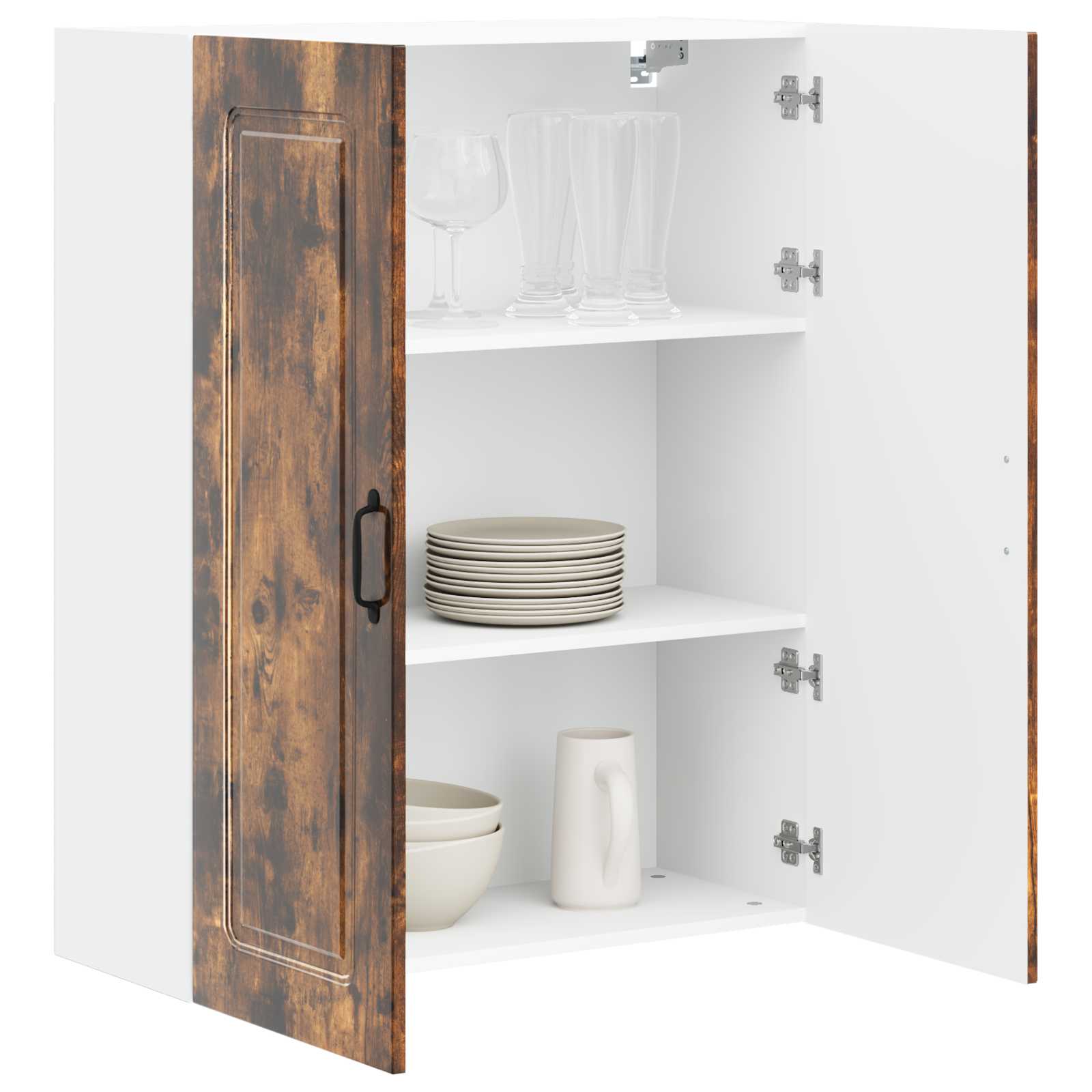 Kitchen Wall Cabinet Smoked Oak 80 x 31 x 100 cm