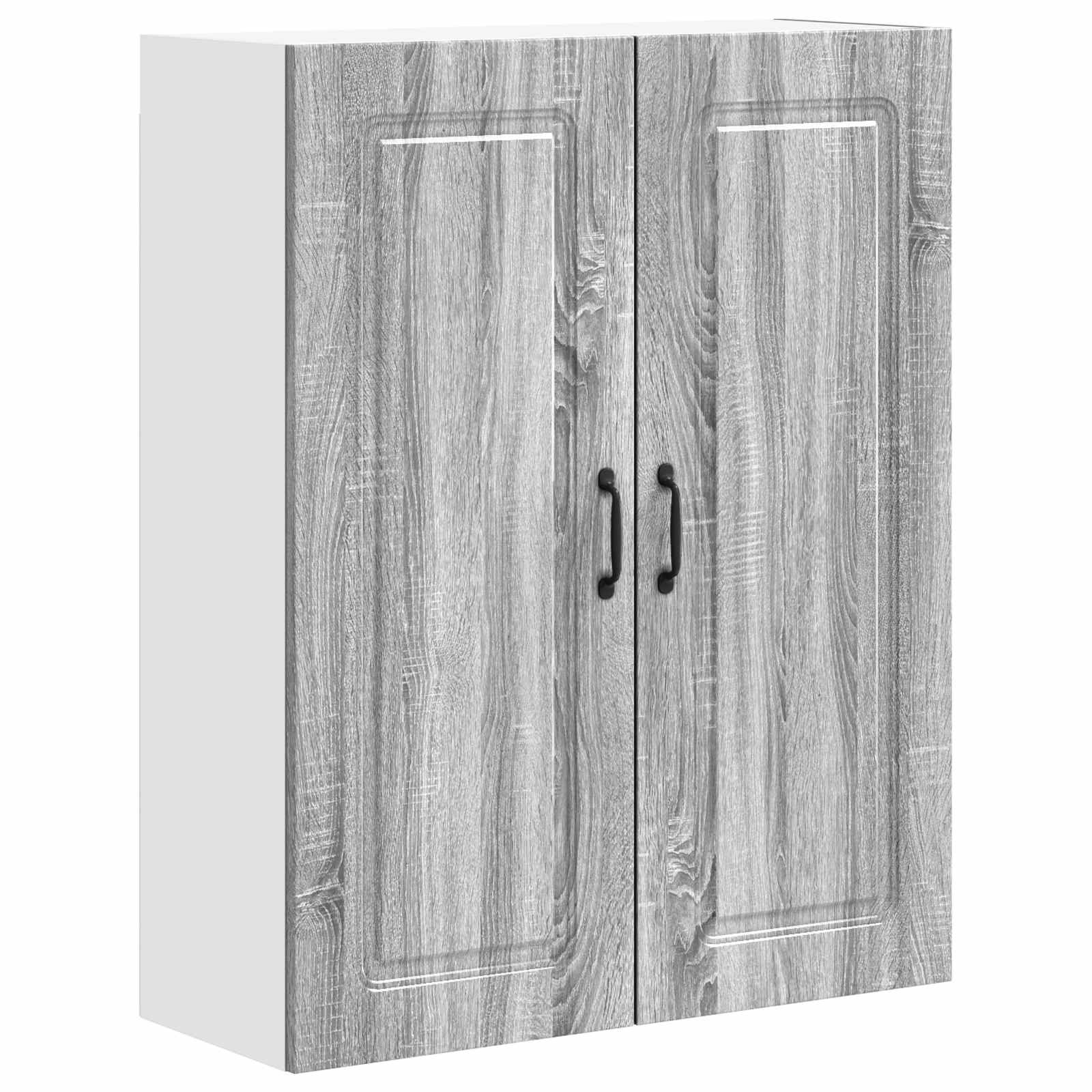 Kitchen Wall Cabinet Gray Sonoma 80 x 31 x 100 cm