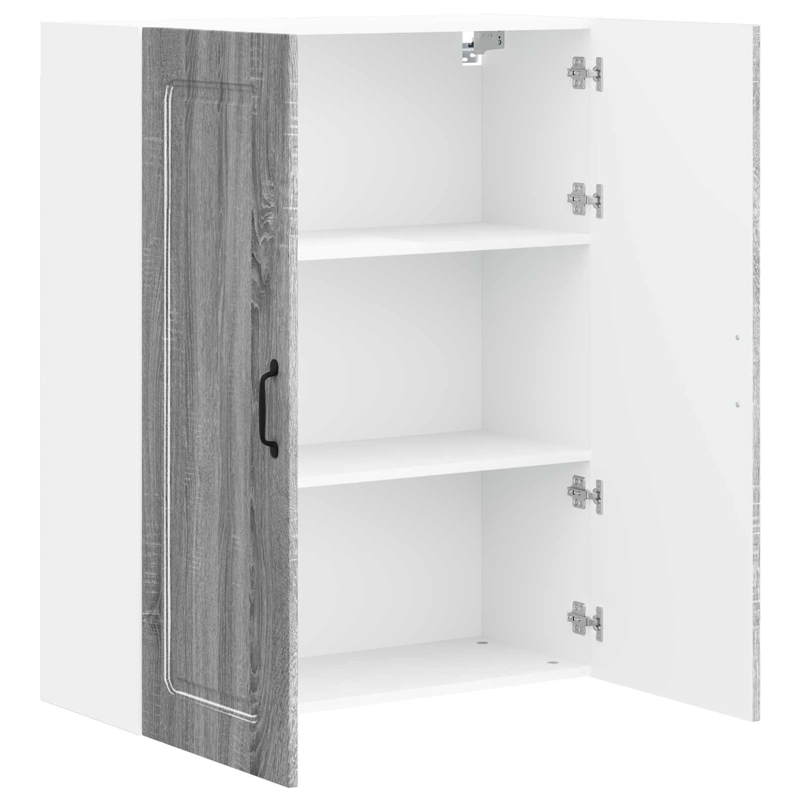 Kitchen Wall Cabinet Gray Sonoma 80 x 31 x 100 cm