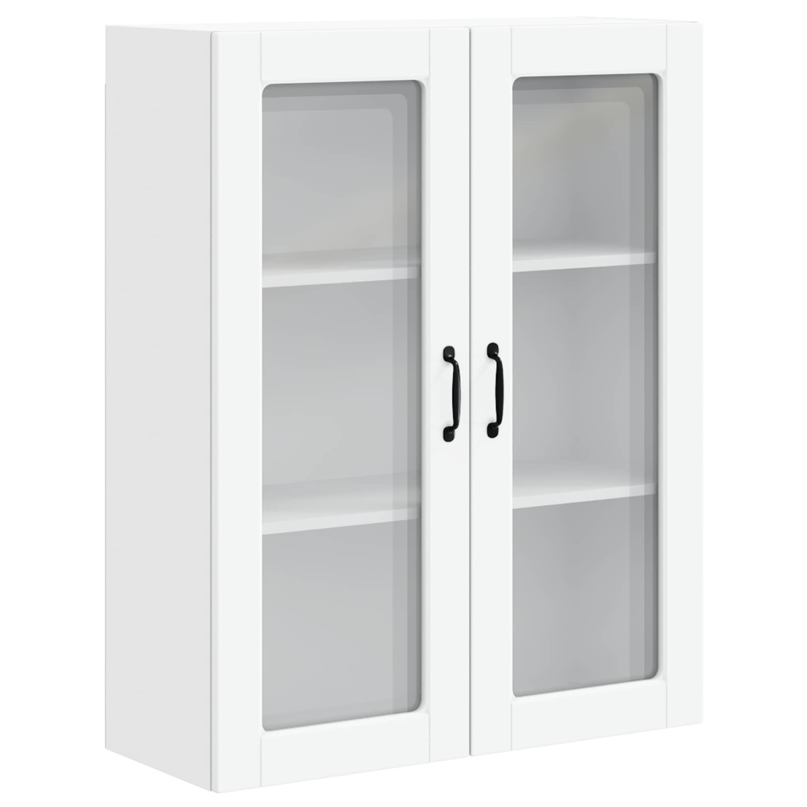 Virtuves sienas skapis ar plauktu Balts 80 x 31 x 100 cm