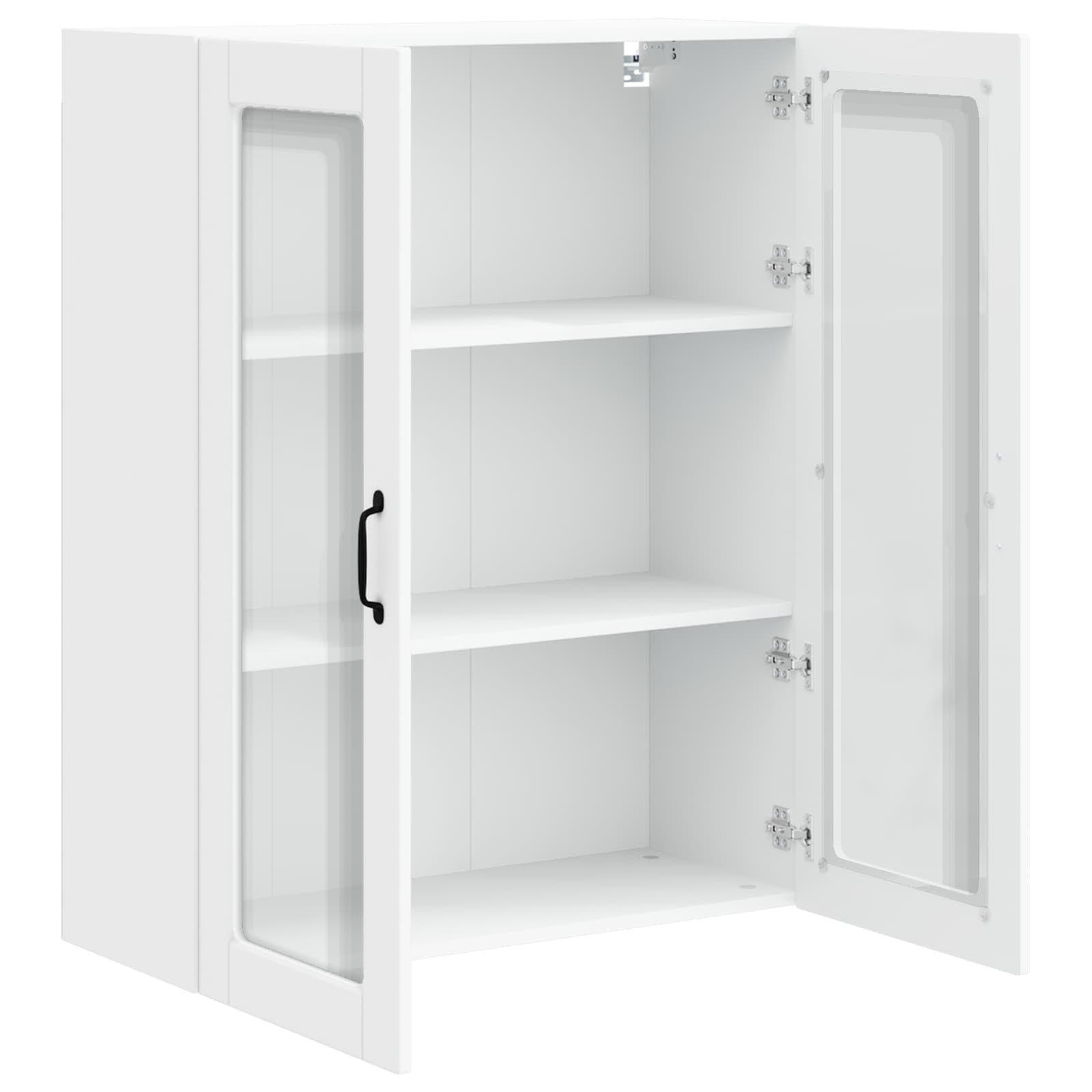 Virtuves sienas skapis ar plauktu Balts 80 x 31 x 100 cm
