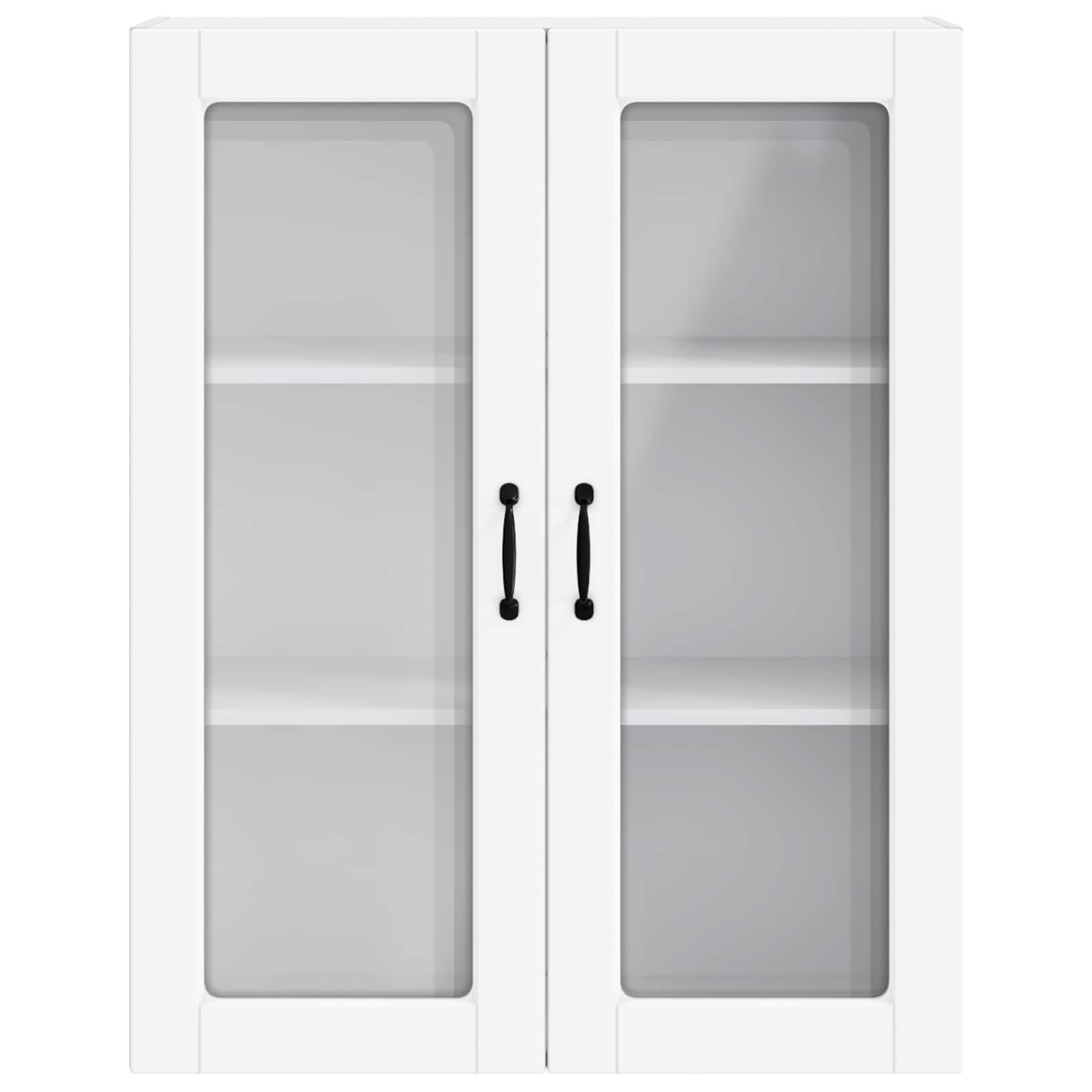 Virtuves sienas skapis ar plauktu Balts 80 x 31 x 100 cm