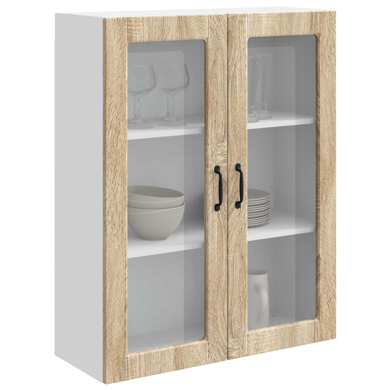 Kitchen Wall Cabinet Sonoma Oak 80 x 31 x 100 cm