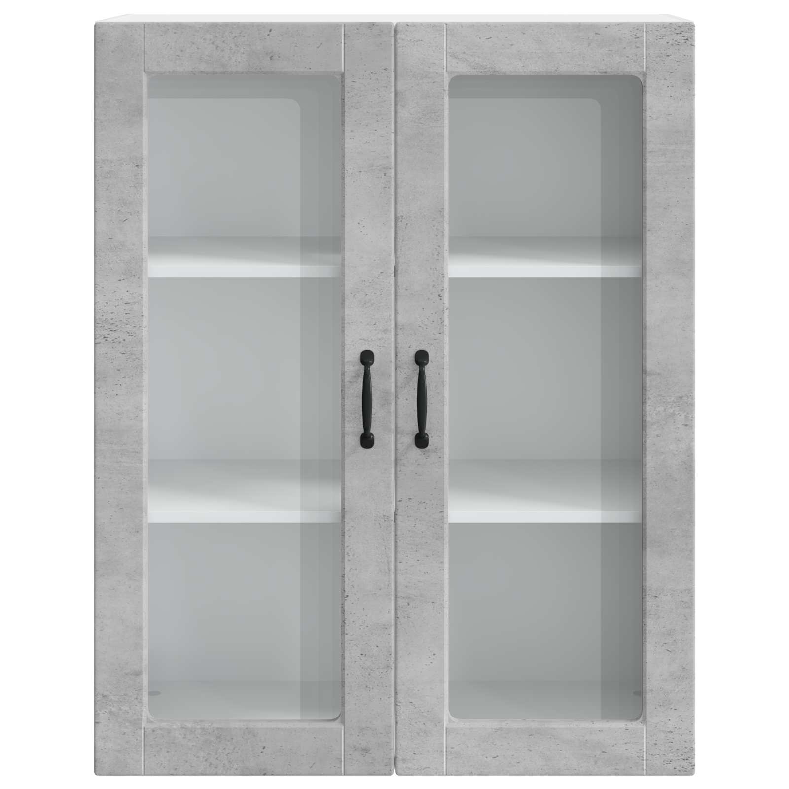 Kitchen wall cabinet Concrete grey 80 x 31 x 100 cm