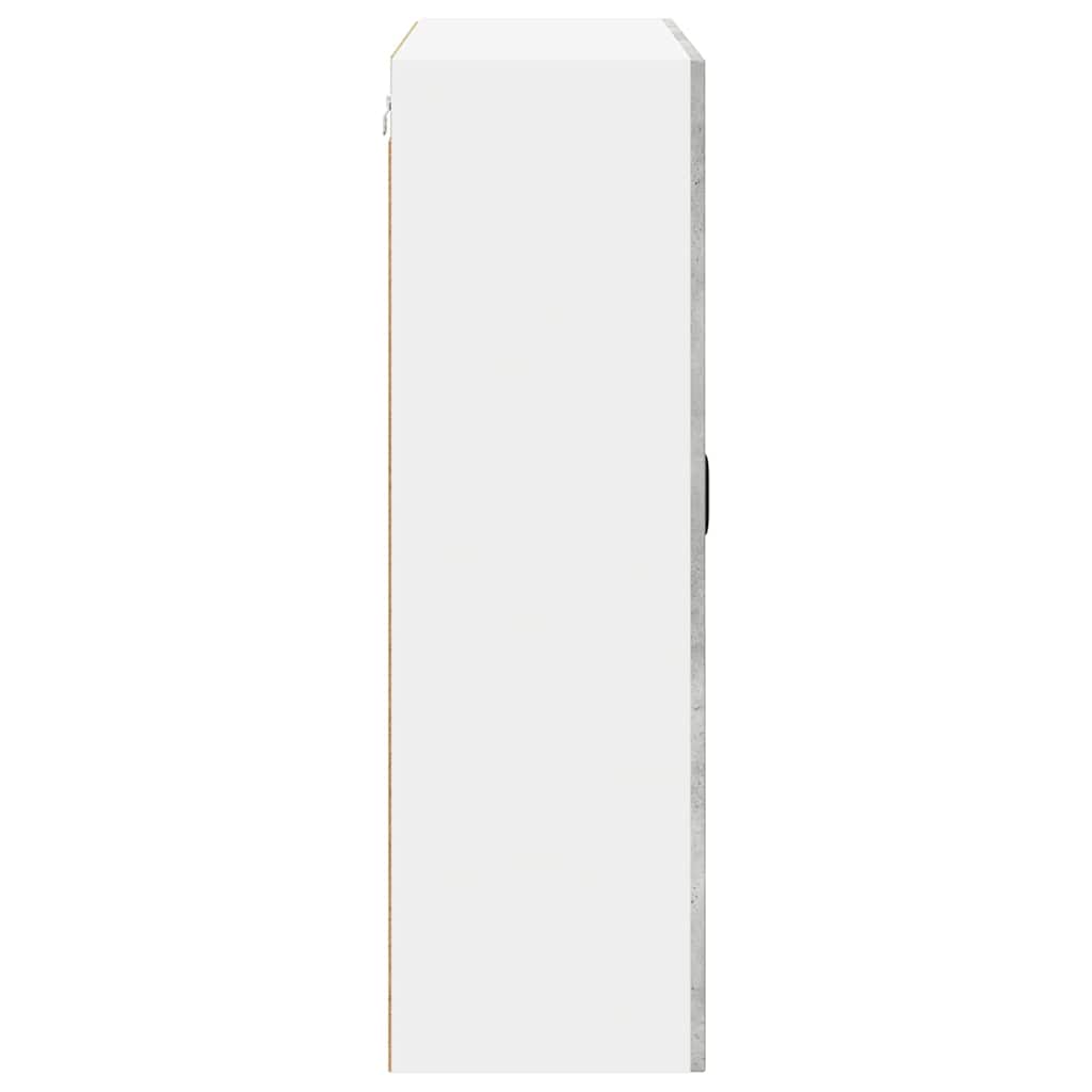 Kitchen wall cabinet Concrete grey 80 x 31 x 100 cm