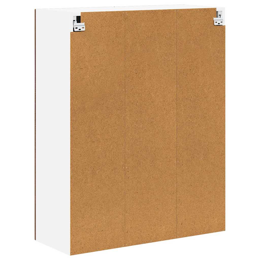 Wall kitchen cabinet Brown oak 80 x 31 x 100 cm