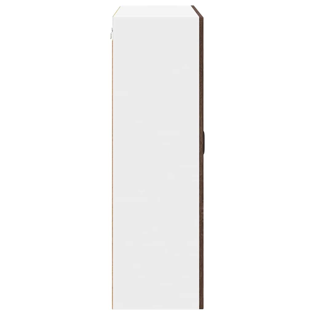Wall kitchen cabinet Brown oak 80 x 31 x 100 cm