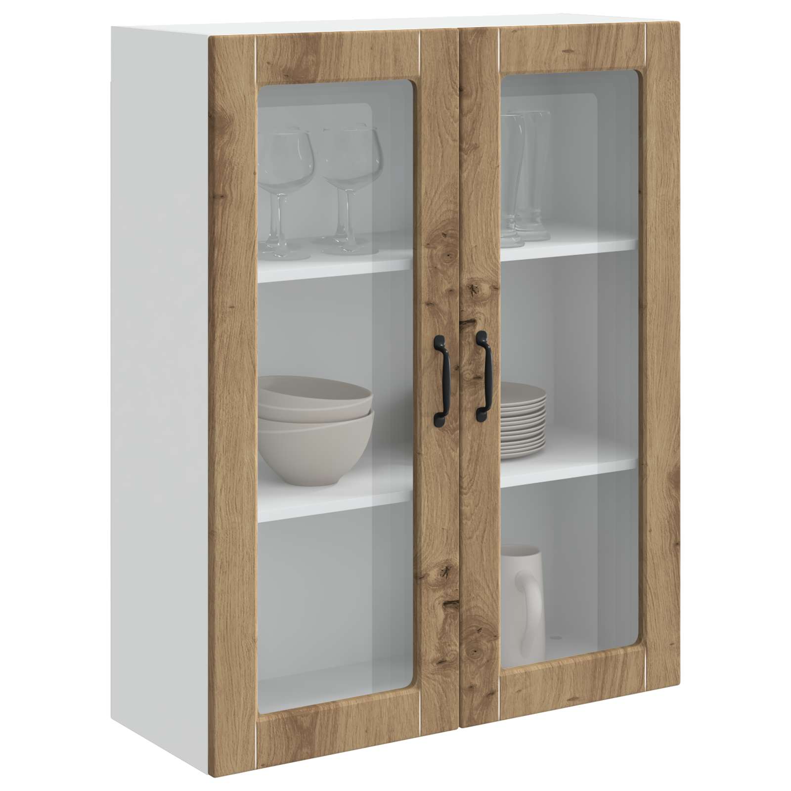 Virtuves sienas skapis Amatnieku ozols 80 x 31 x 100 cm