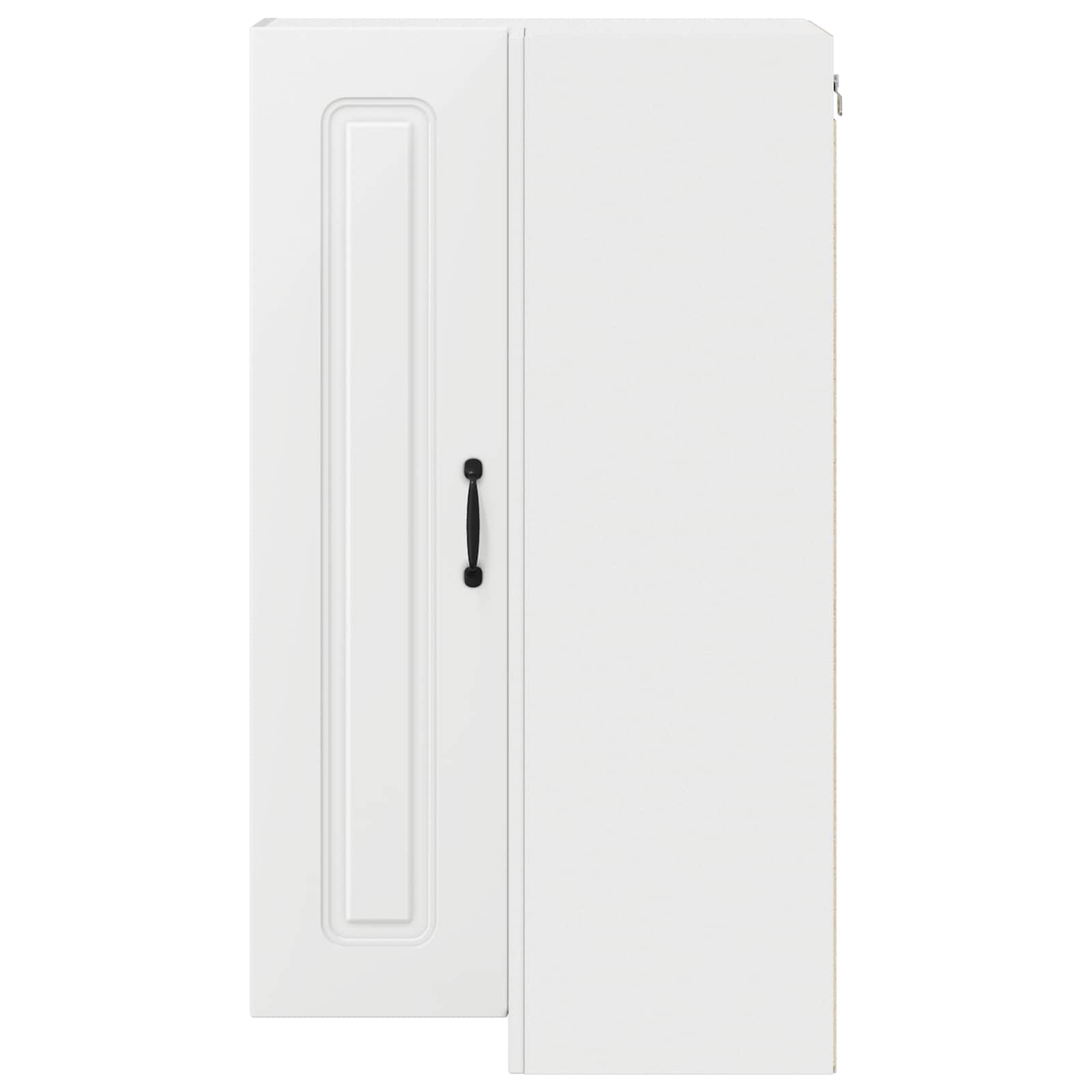 Kitchen Wall Cabinet with Shelf White 57 x 57 x 100 cm