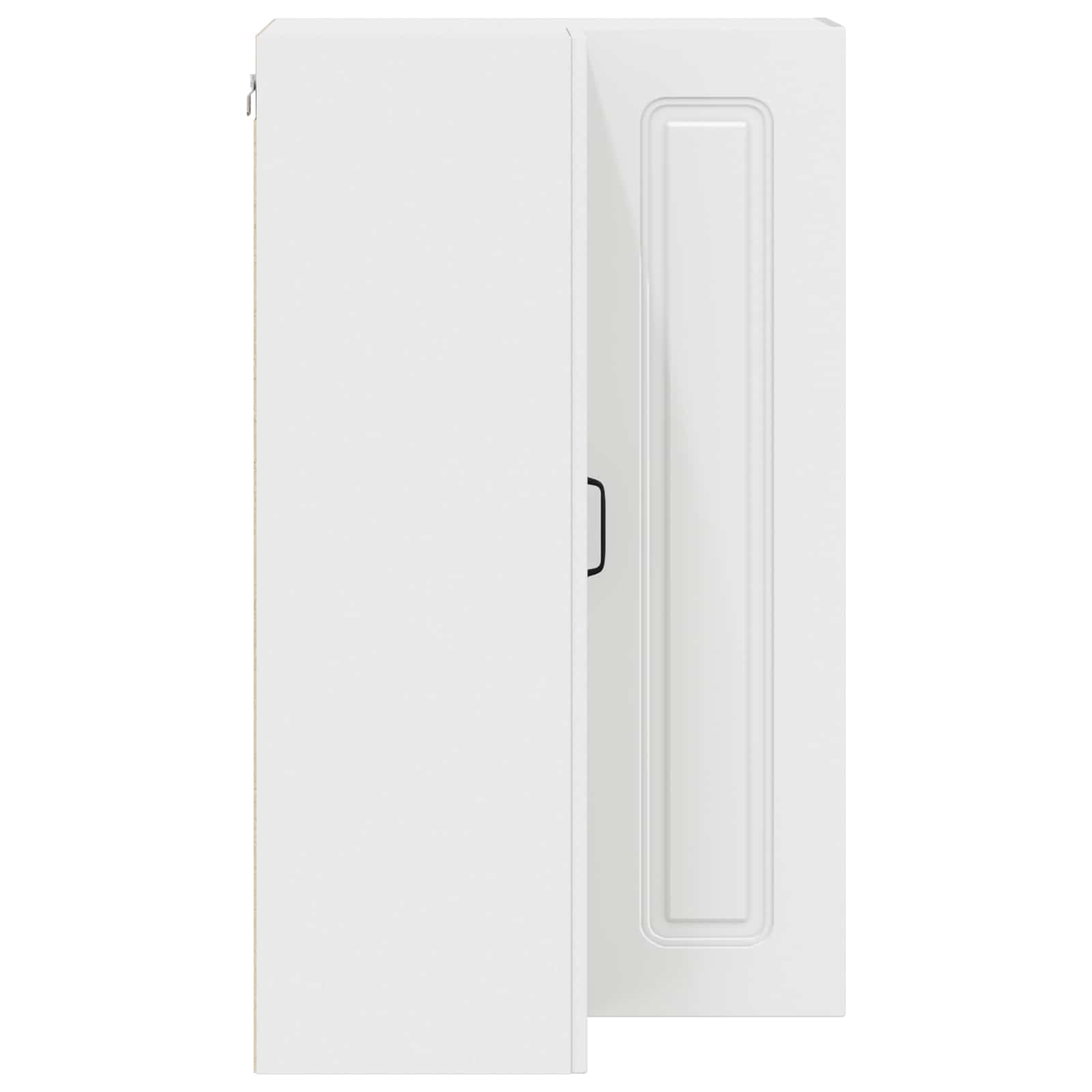 Kitchen Wall Cabinet with Shelf White 57 x 57 x 100 cm