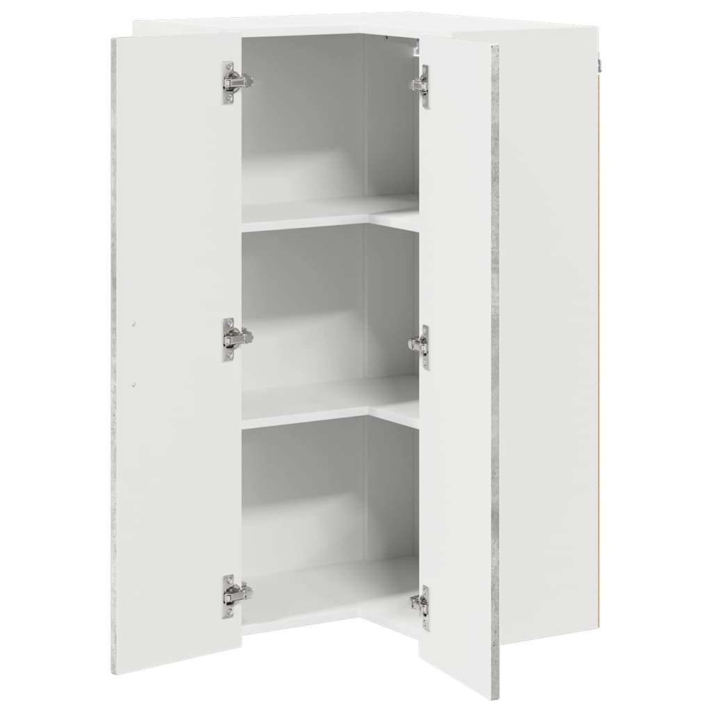 Kitchen wall cabinet Concrete grey 57 x 57 x 100 cm