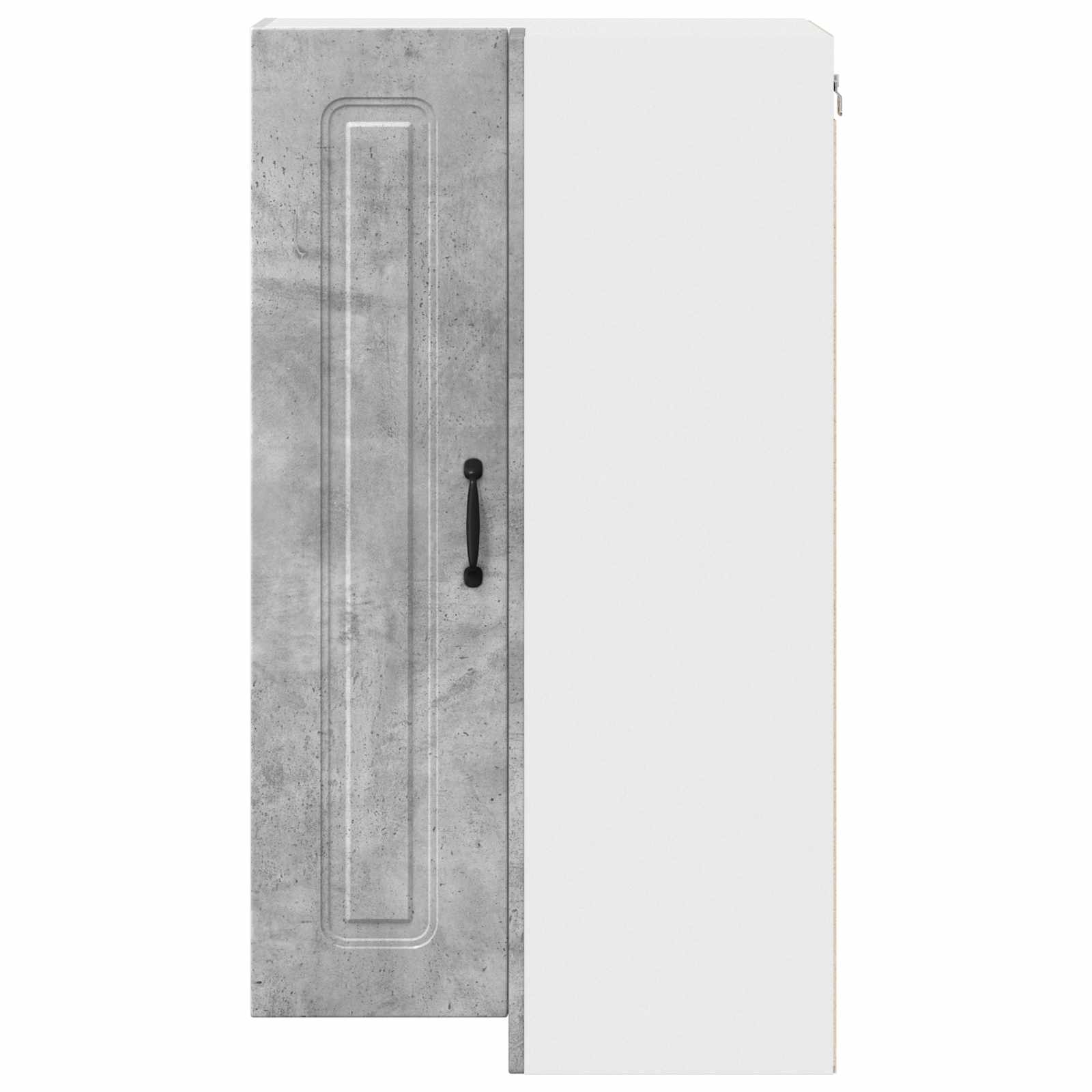 Kitchen wall cabinet Concrete grey 57 x 57 x 100 cm