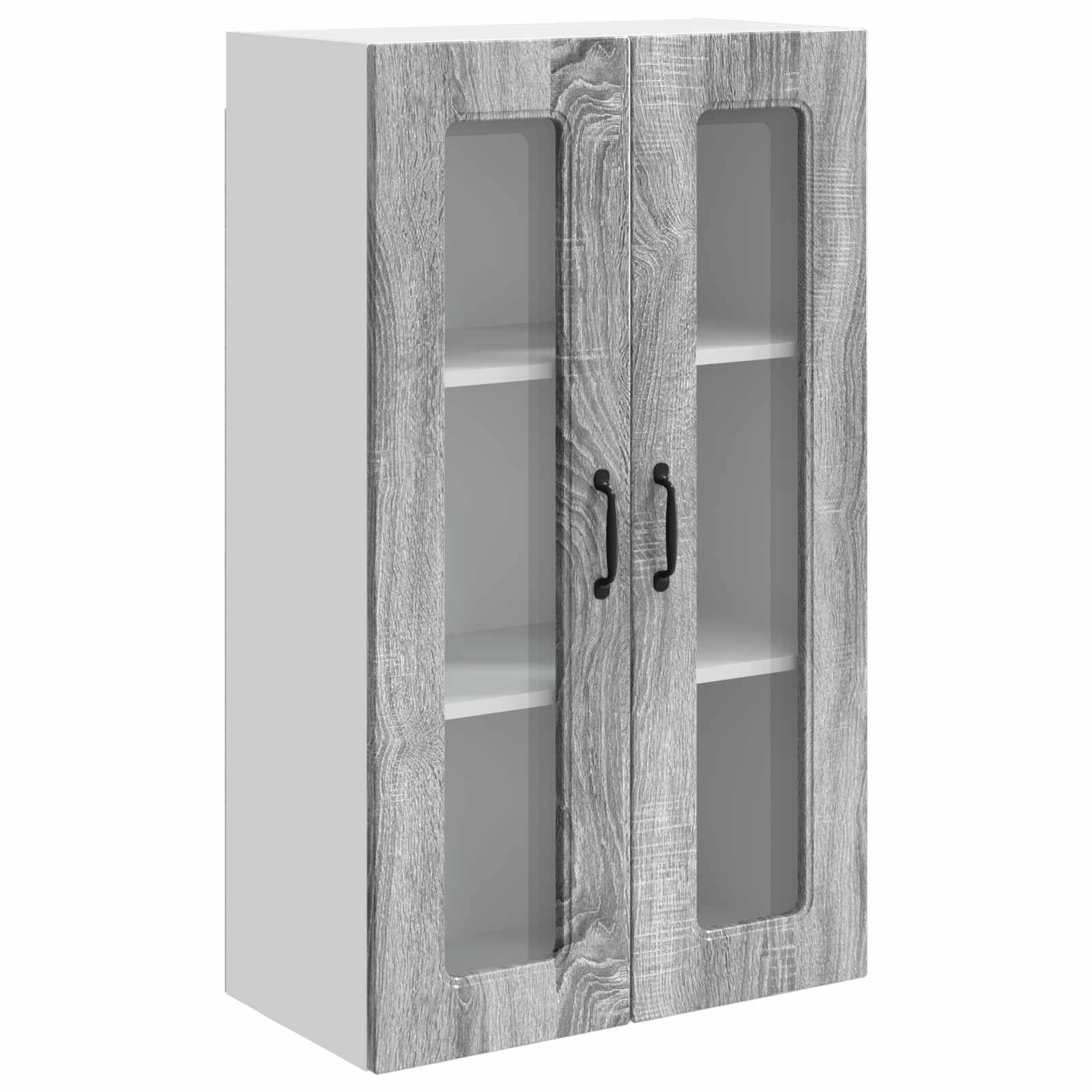Kitchen Wall Cabinet Grey Sonoma 60 x 31 x 100 cm