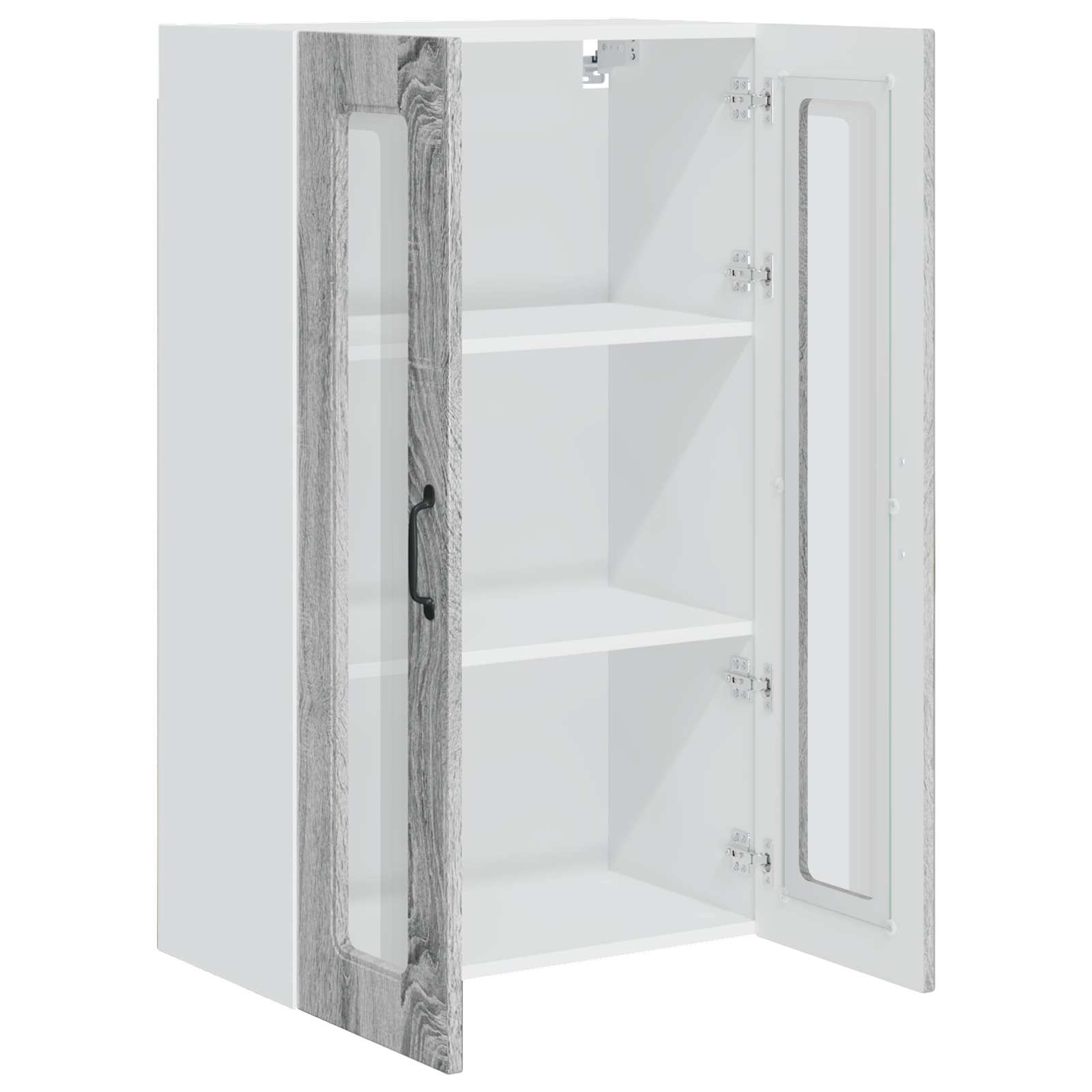 Kitchen Wall Cabinet Grey Sonoma 60 x 31 x 100 cm