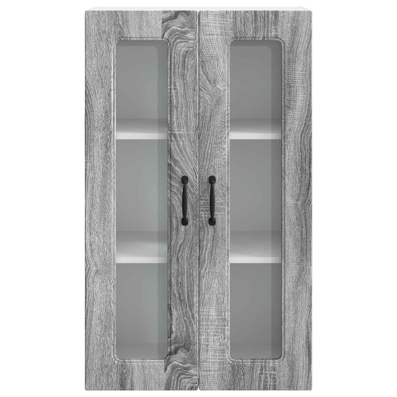 Kitchen Wall Cabinet Grey Sonoma 60 x 31 x 100 cm