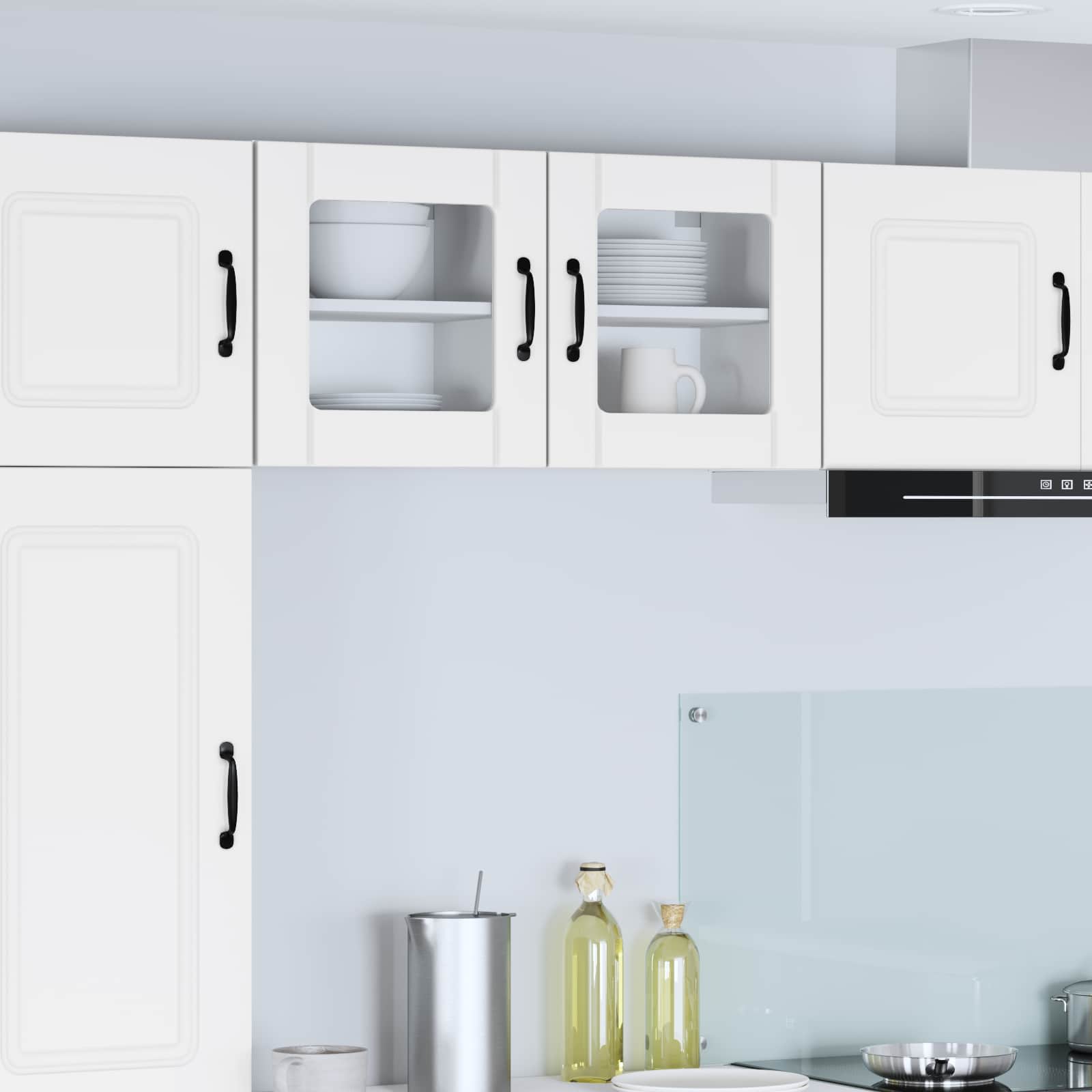 Wall-mounted kitchen cabinet 2 pcs White 40 x 31 x 40 cm