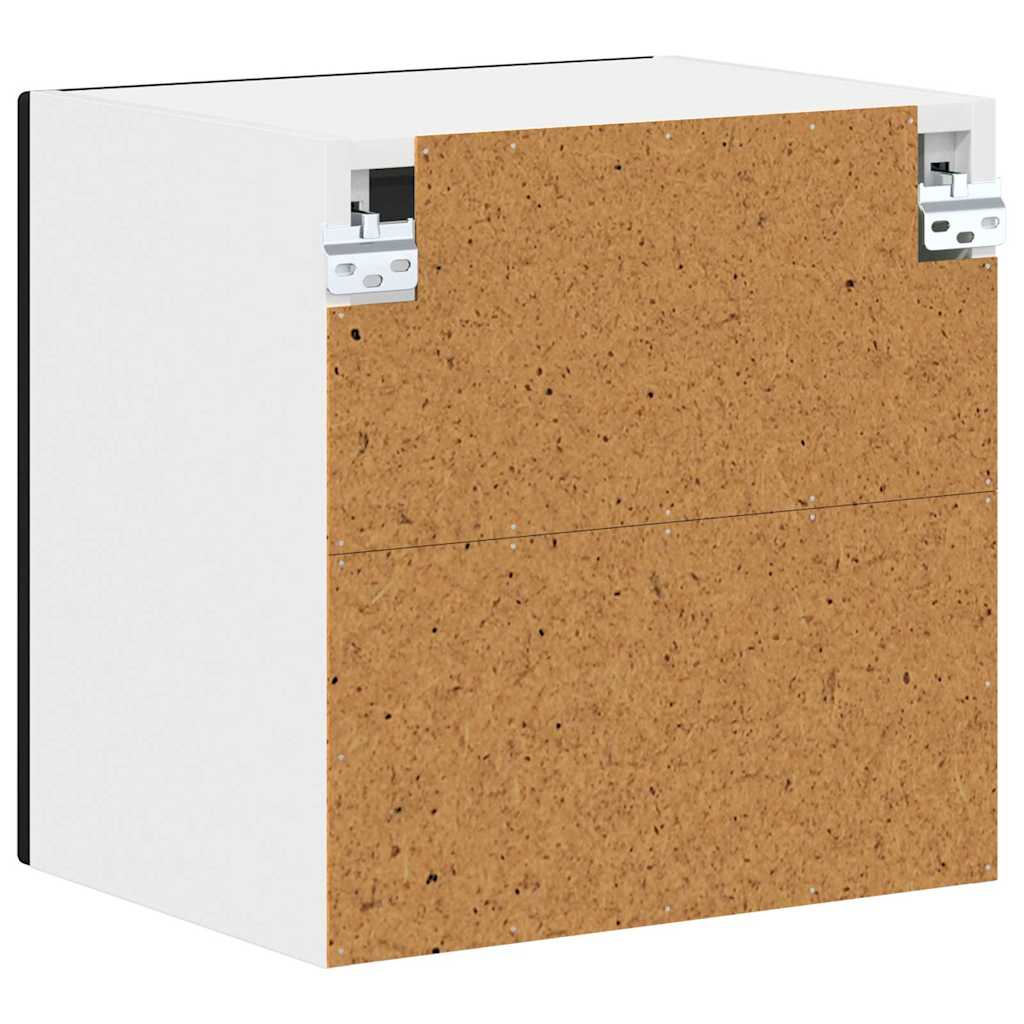 Virtuvės sieninė spintelė 2 pcs Juoda 40 x 31 x 40 cm