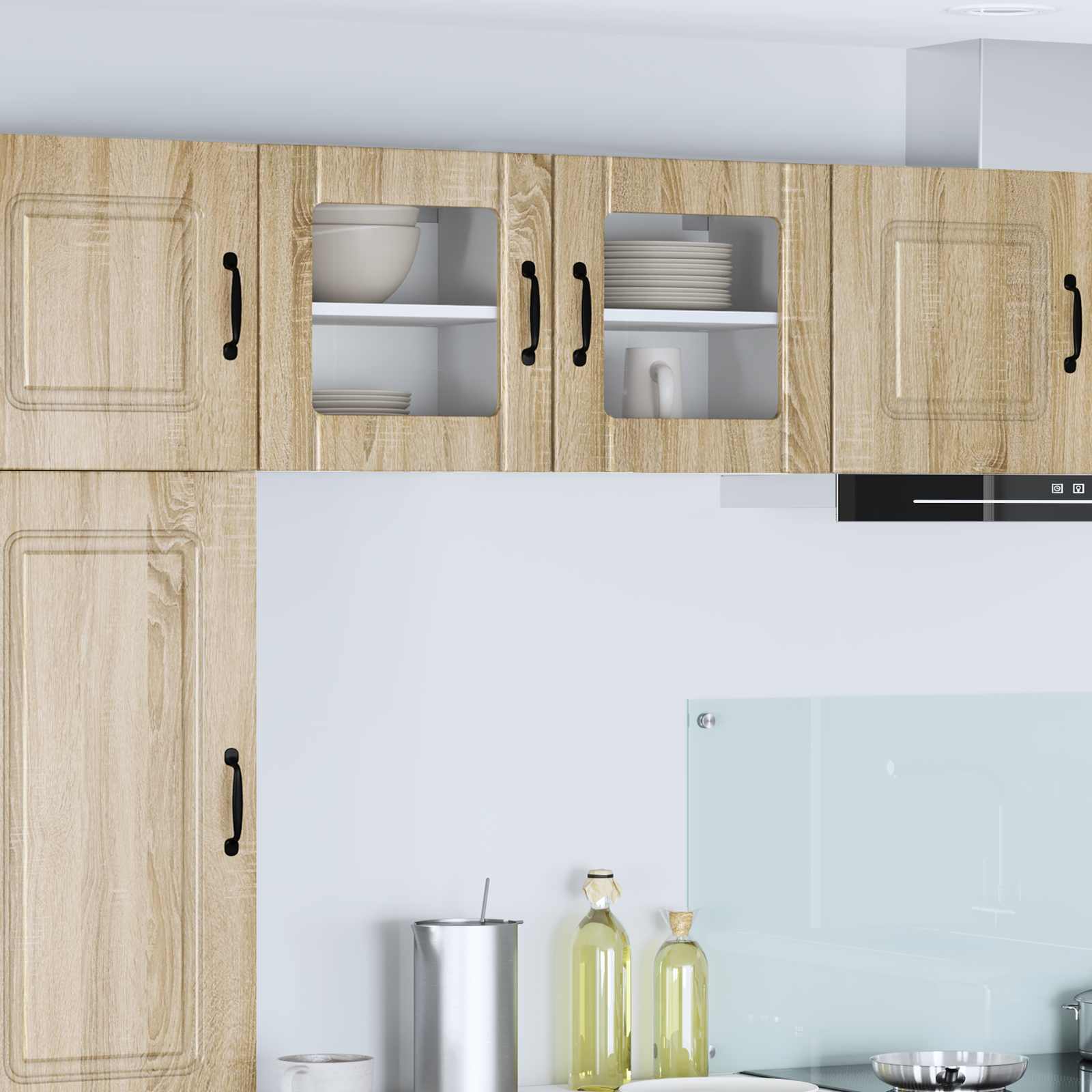 Kitchen wall cabinet 2 pcs Sonoma oak 40 x 31 x 40 cm